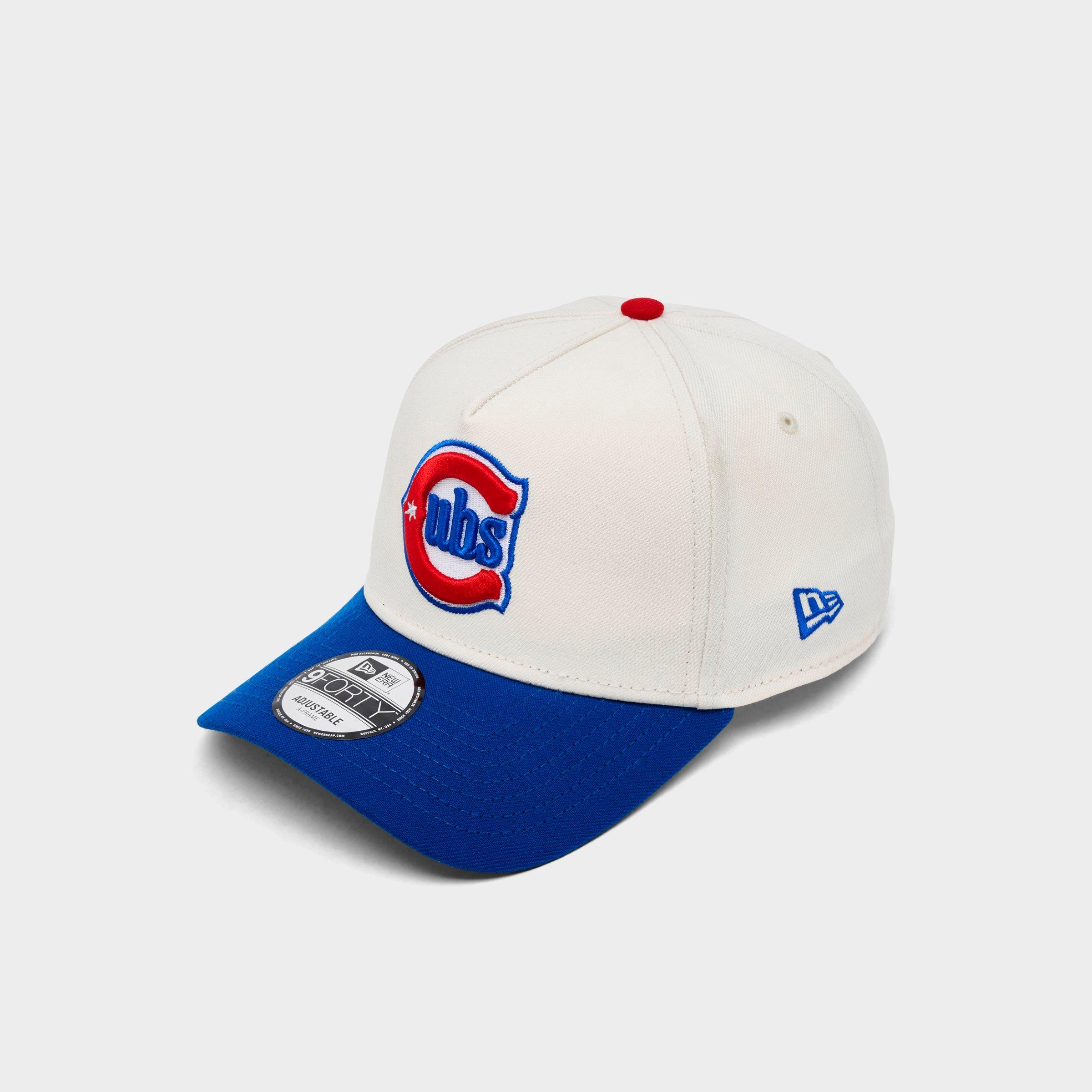 New Era Chicago Cubs MLB Alt 9FORTY A-Frame Snapback Hat in White/Royal