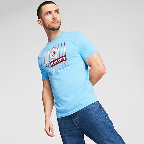 Men's Puma Manchester City Ftblcore Graphic Short-Sleeve T-Shirt