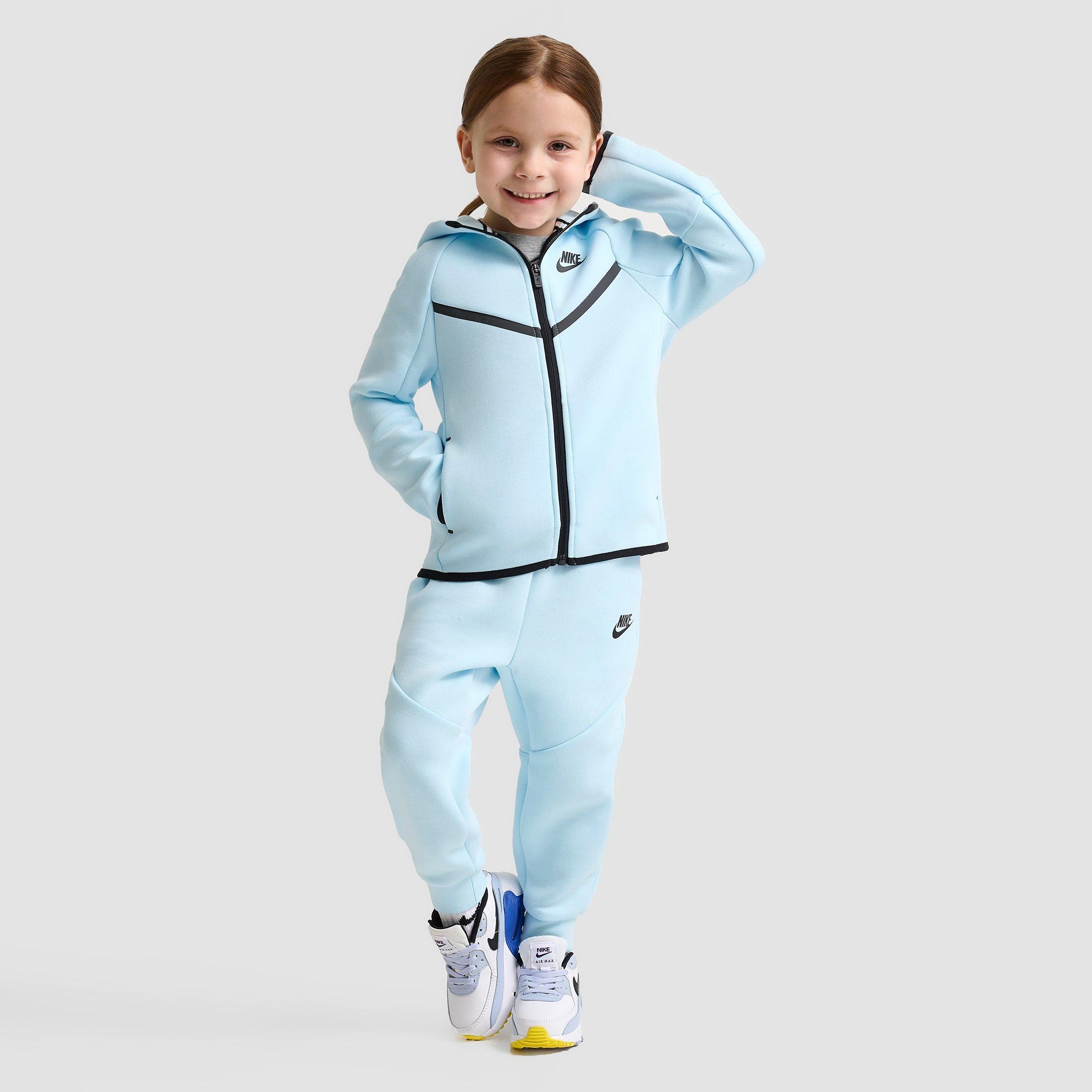 Nike Kids Toddler Tech Fleece Full-Zip Set in Glacier Blue Size: 2T