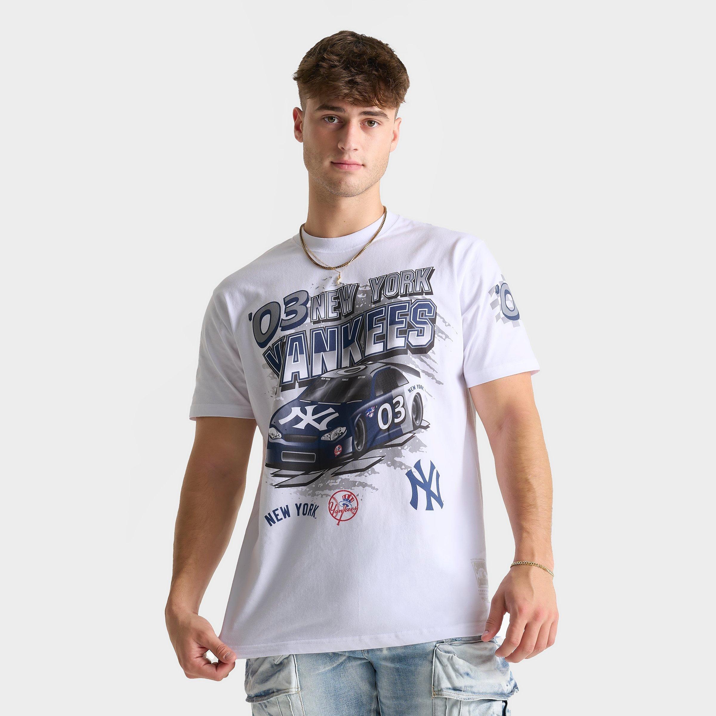 Men's Mitchell & Ness New York Yankees MLB Speedway Graphic T-Shirt