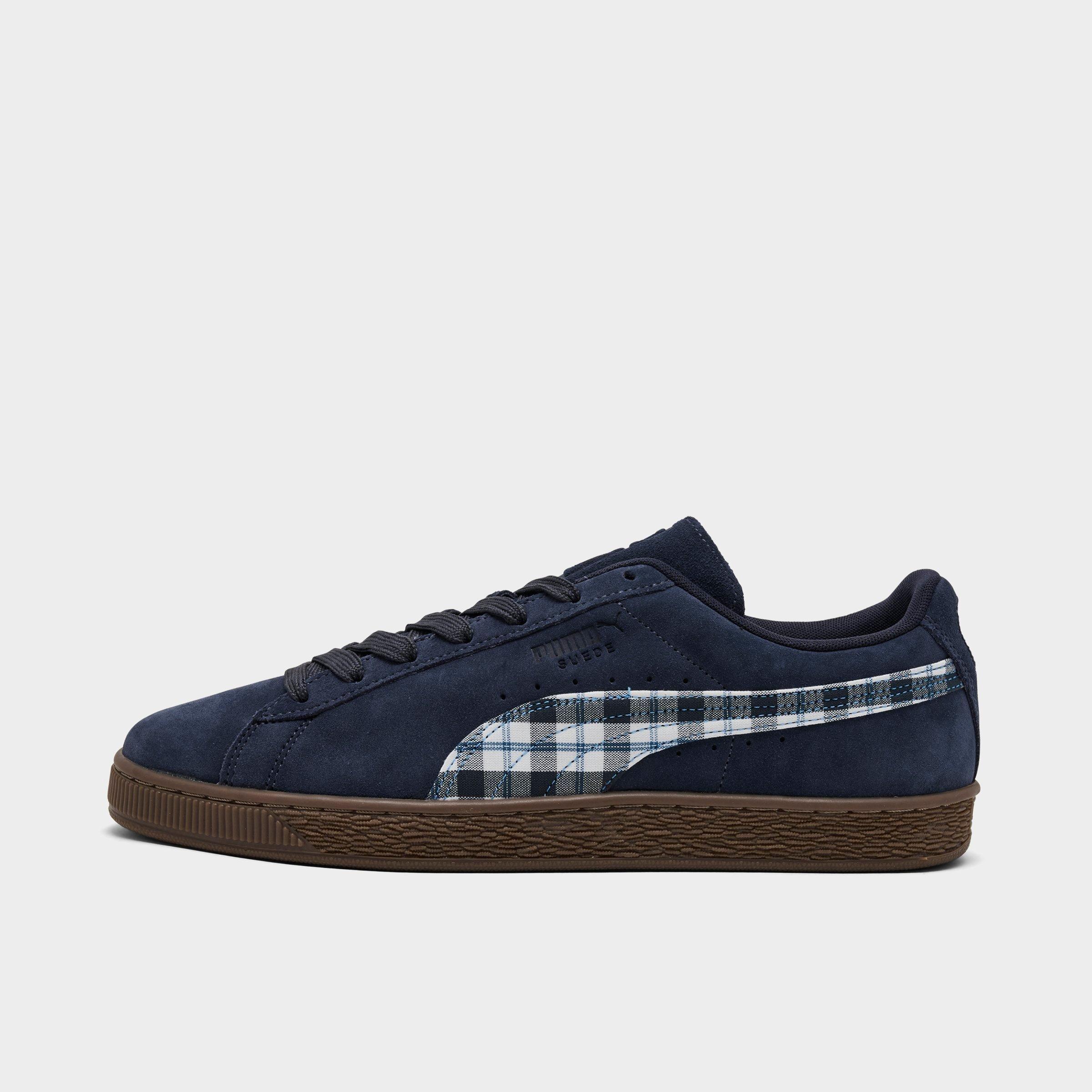 PUMA Men's Suede Patch Casual Shoes in New Navy Size: 9.0