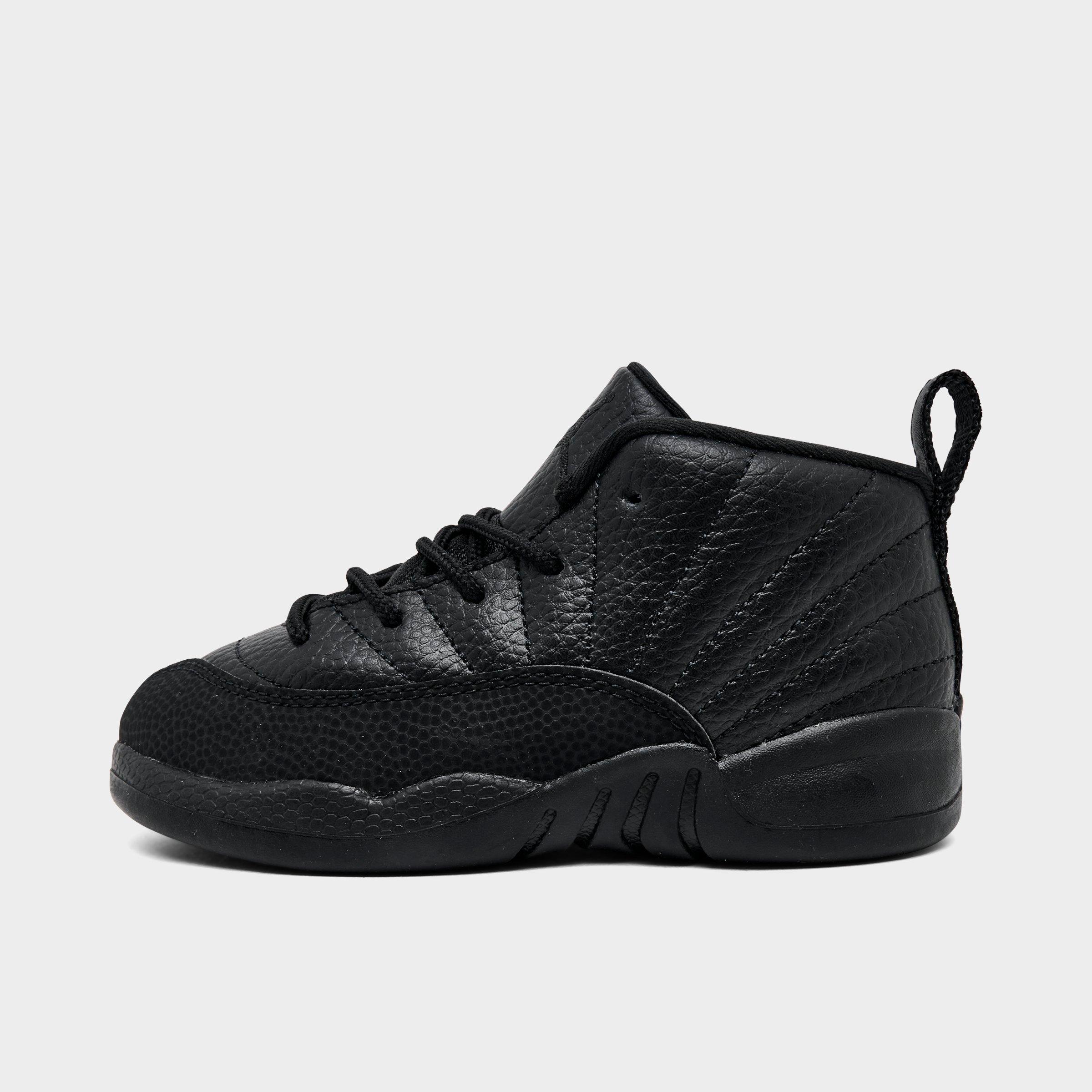 Jordan Kids Toddler Air Retro 12 Basketball Shoes in Black/Varsity Red Size: 8.0