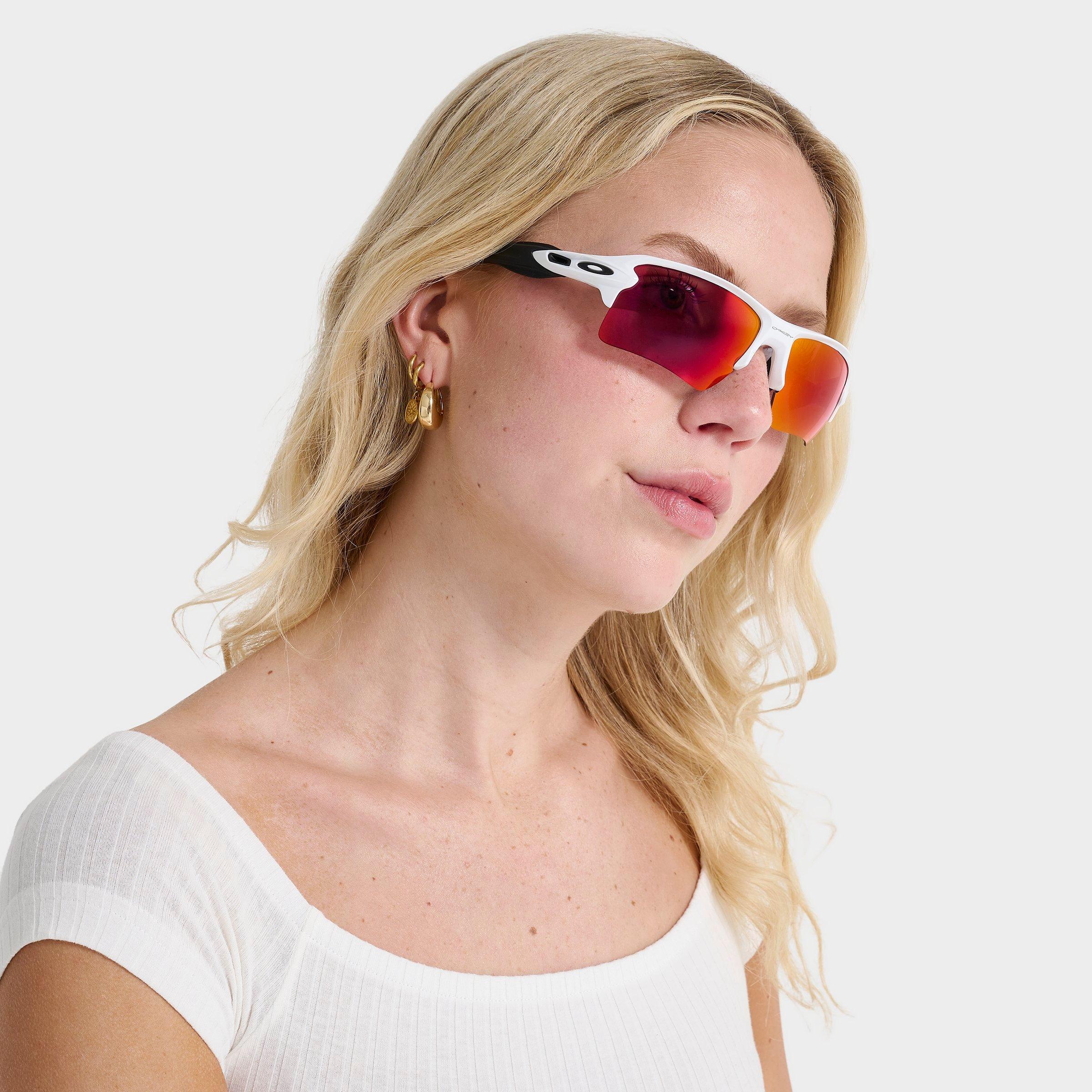 Oakley Flak 2.0 XL Sunglasses in Polished White/Prizm Field