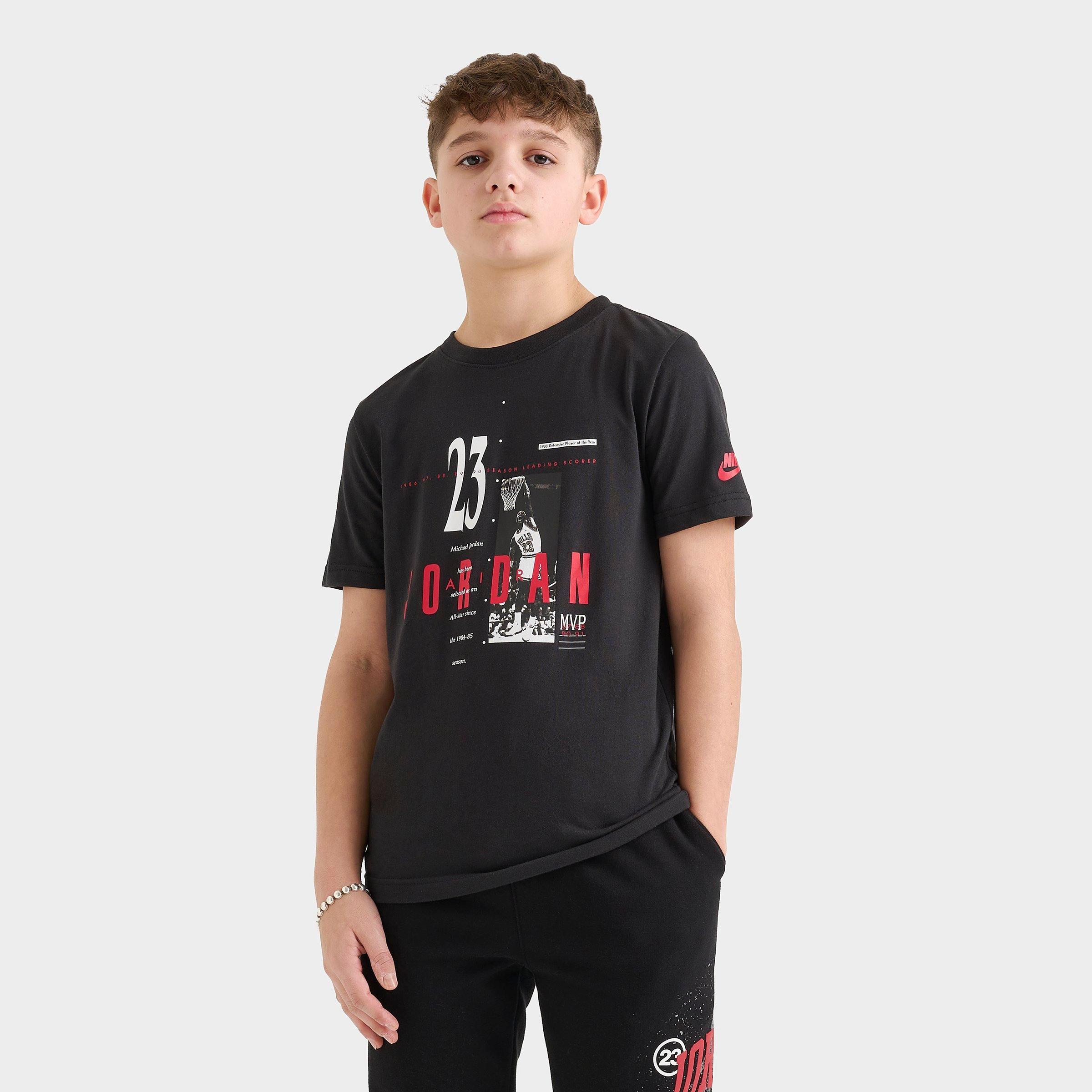 Jordan Kids GX T-Shirt in Black Size: XL