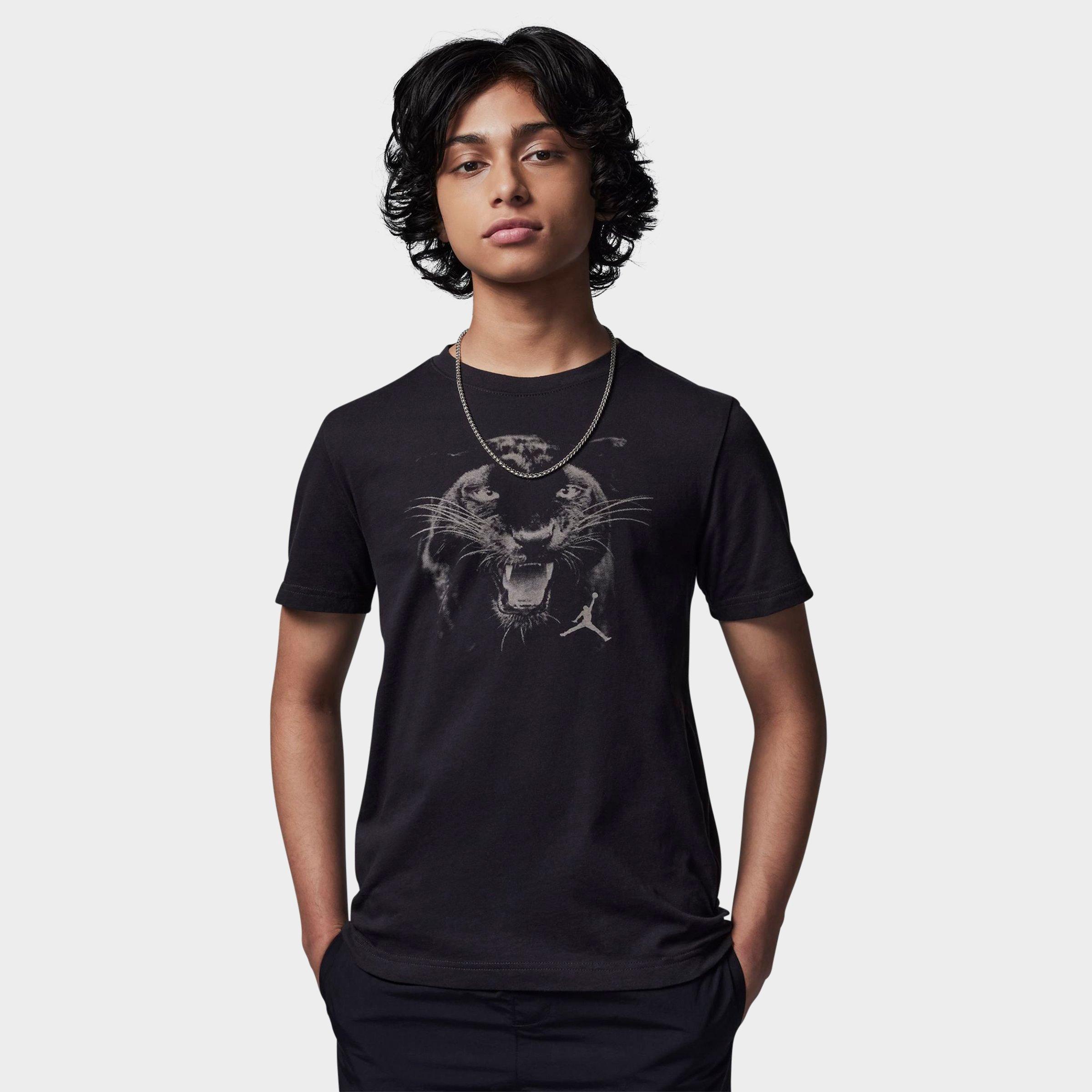 Kids' AJ3 Black Cat T-Shirt