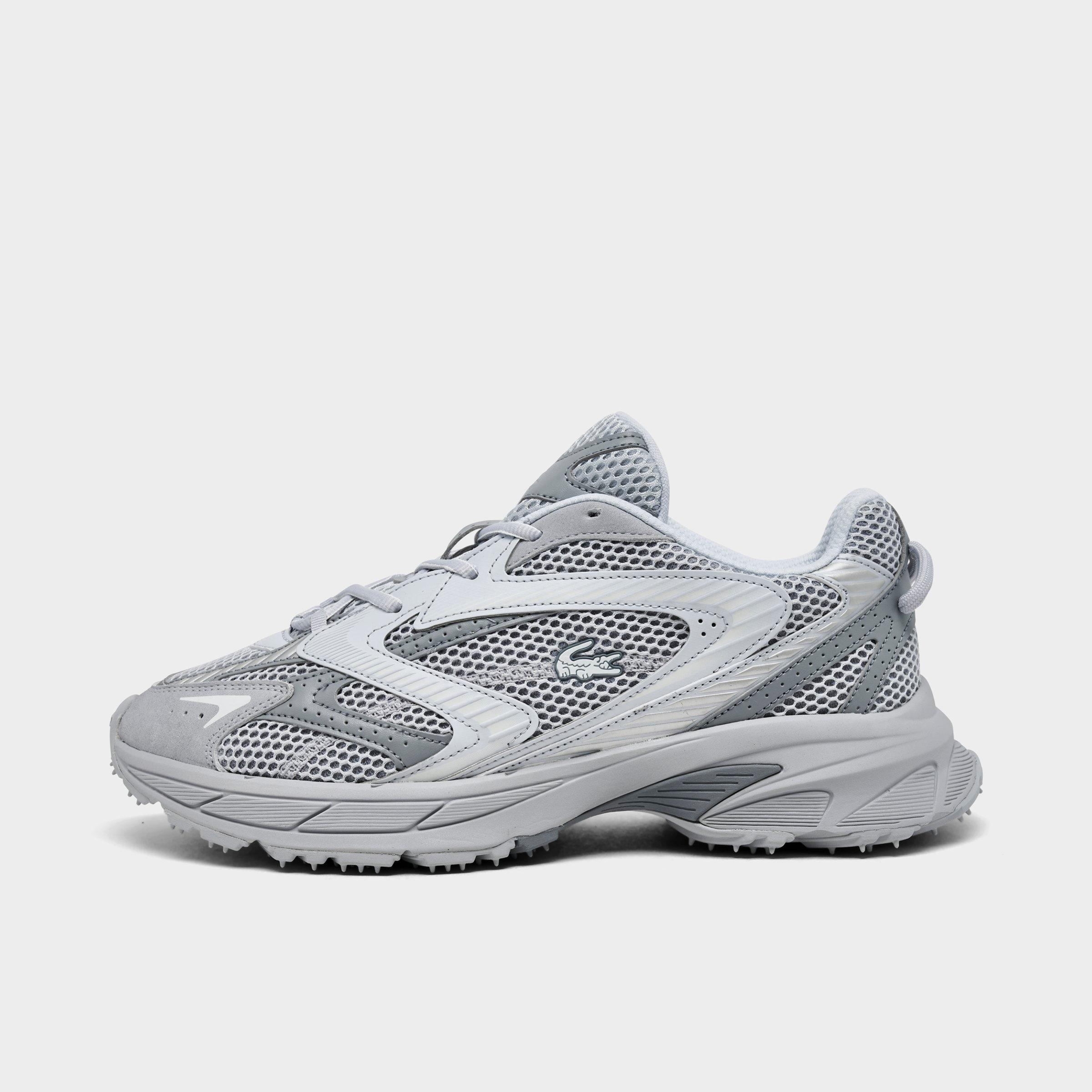 Lacoste Men's L003 Neo Shot Casual Shoes in Light Grey Size: 9.0