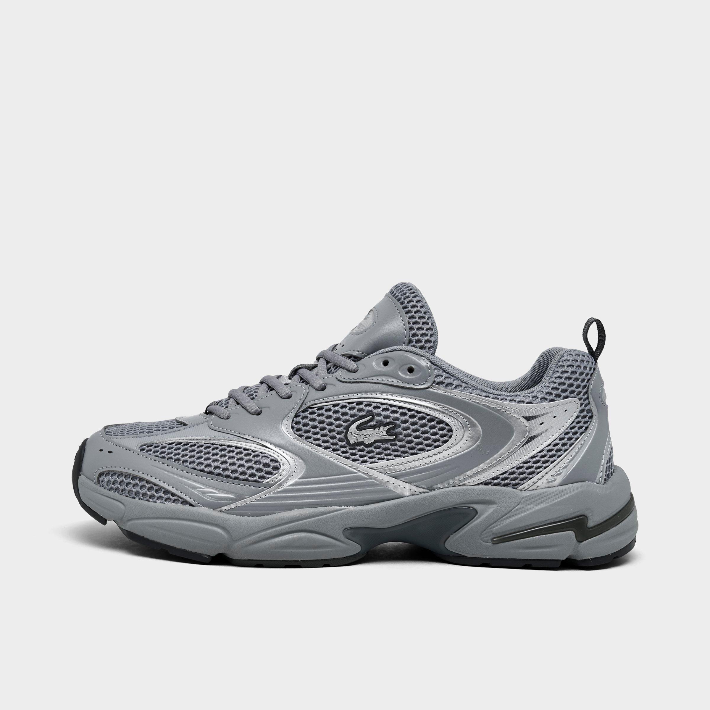 Lacoste Men's Storm 96 Casual Shoes in Grey/Silver Size: 11.5
