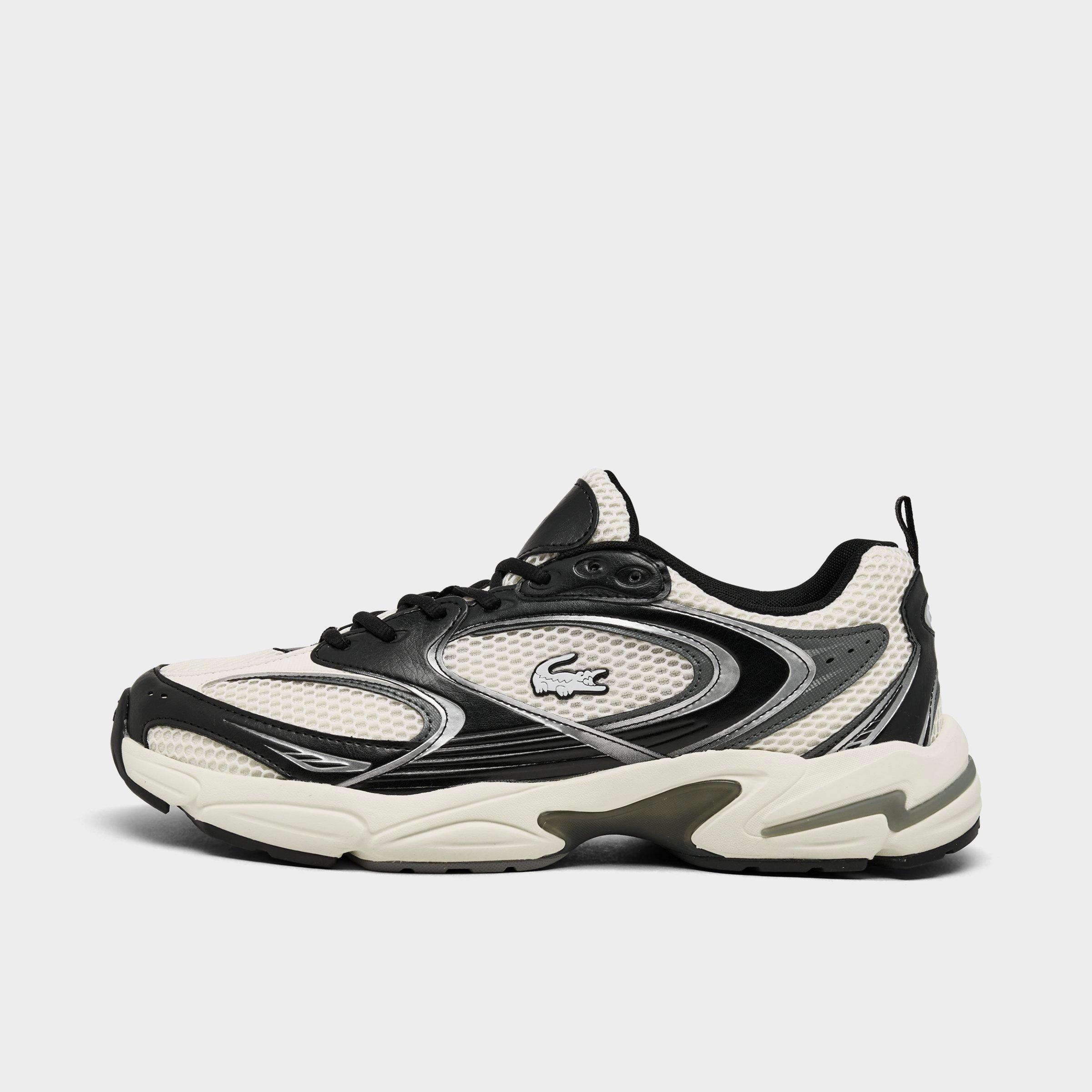 Lacoste Men's Storm 96 Casual Shoes in Off White/Black Size: 9.5
