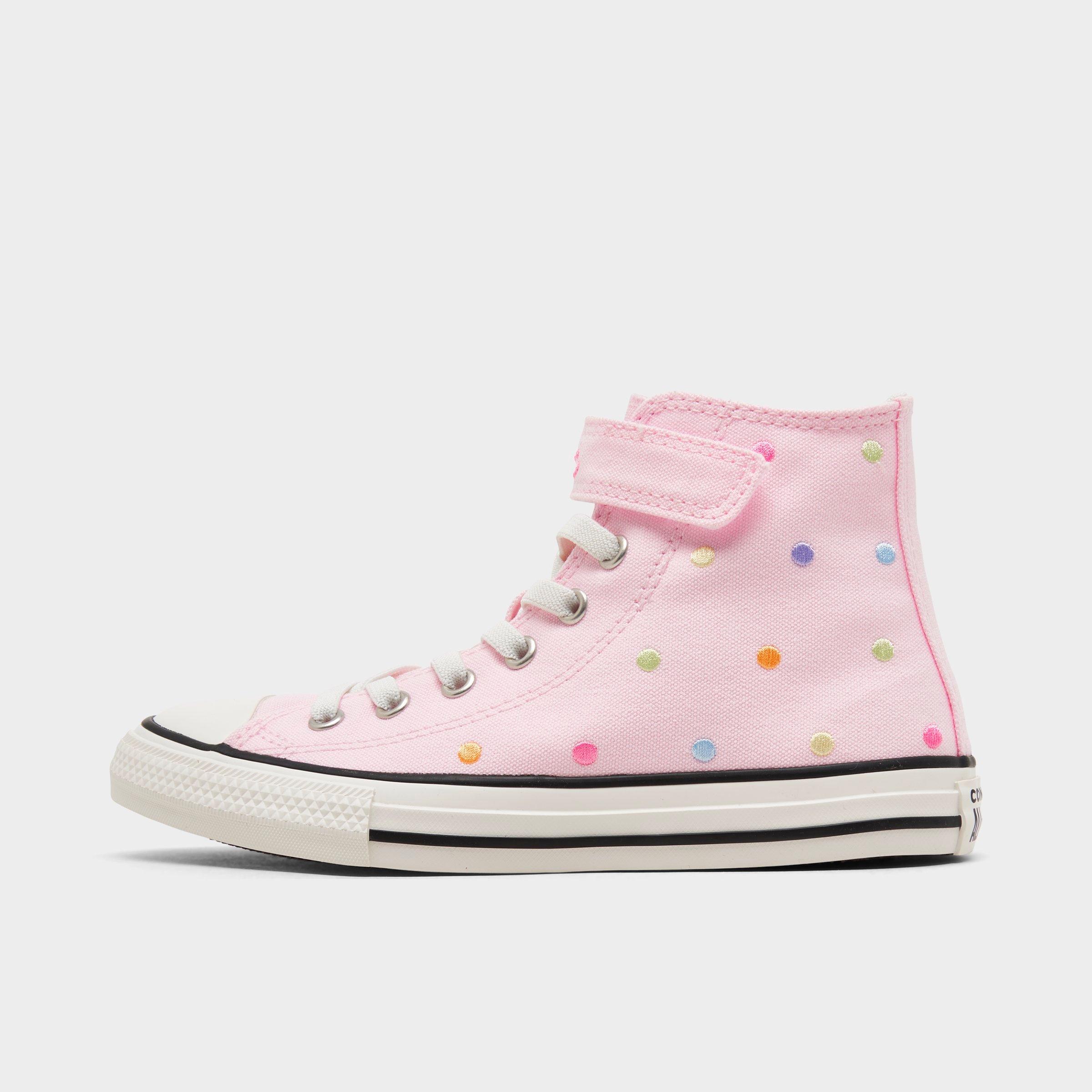 Girls' Little Kids' Converse Chuck Taylor All Star Embroidered Polka Dots Easy On Casual Shoes