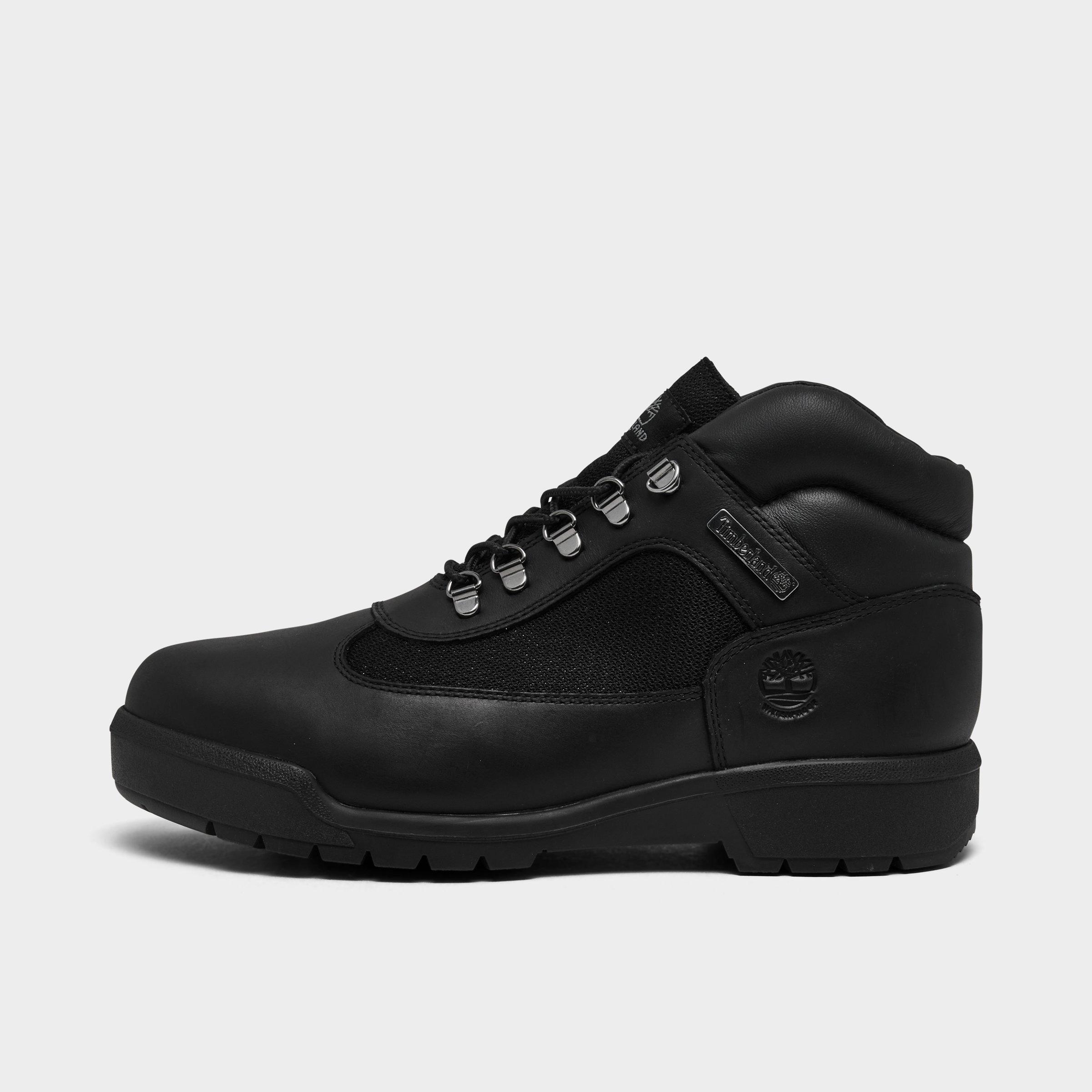 Timberland Men's Waterproof Field Boots in Black Size: 8