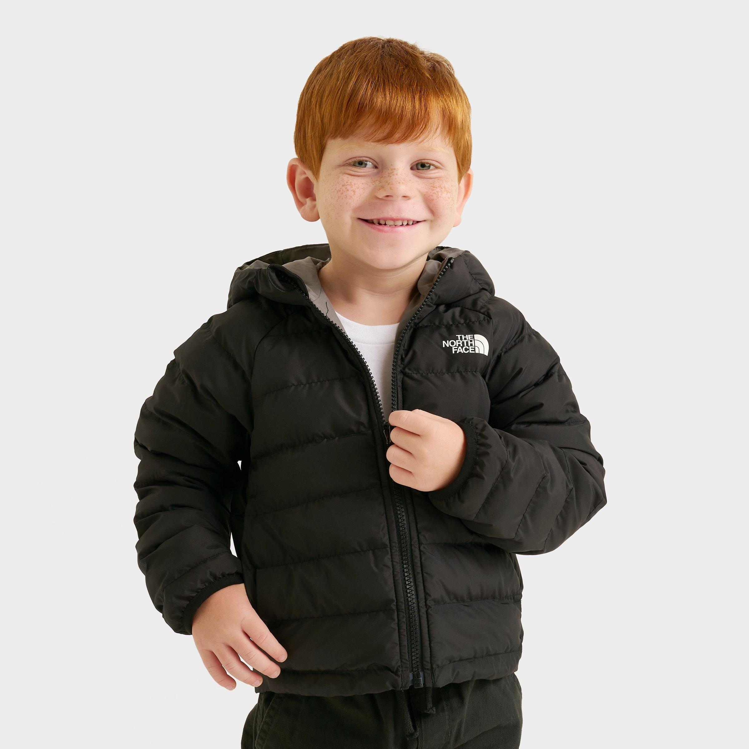 The North Face Toddler and Little Kids Reversible Perrito Jacket in TNF Black Size: 5T