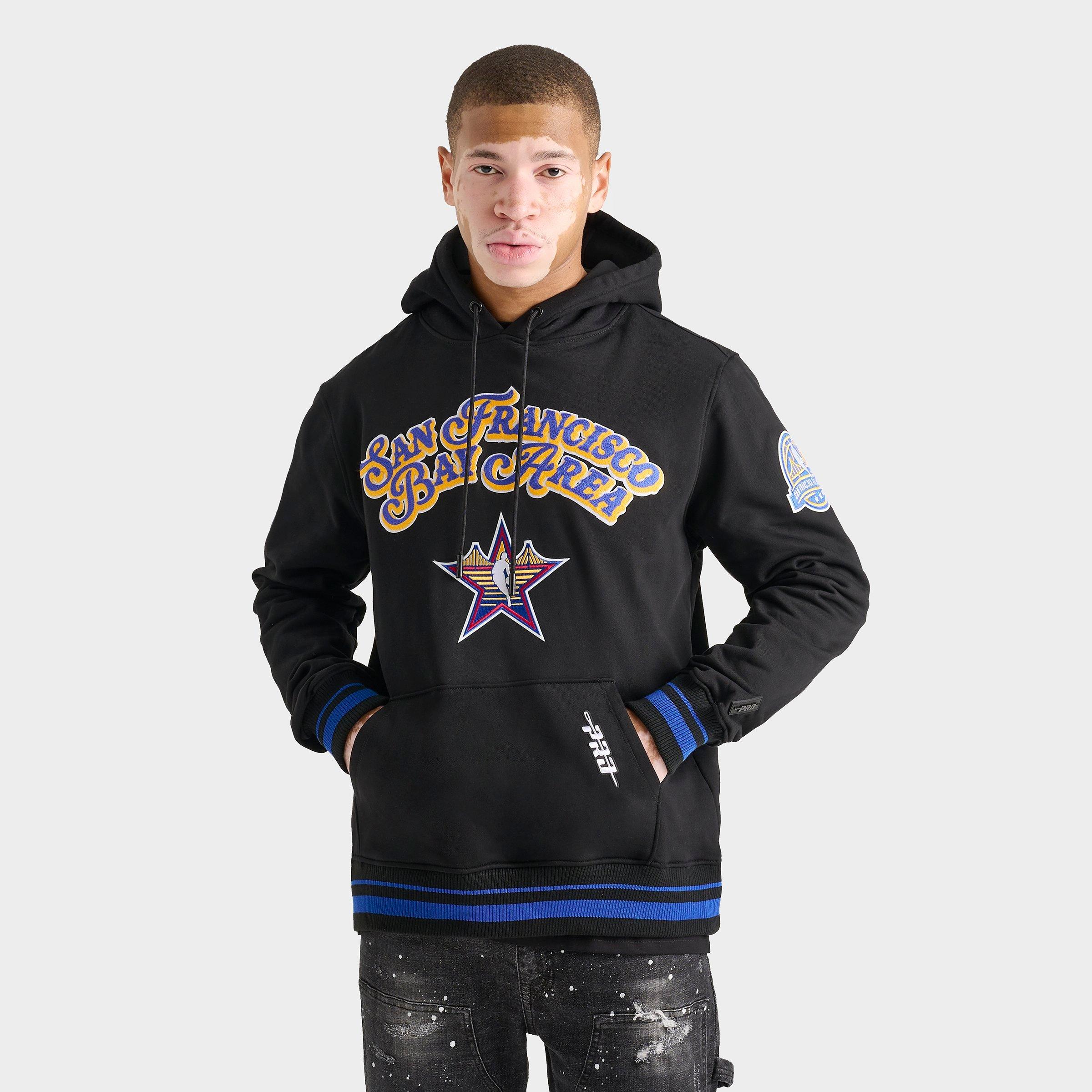 Pro Standard Men's 2025 NBA All-Star San Francisco Fleece Pullover Hoodie in Black Size: Medium