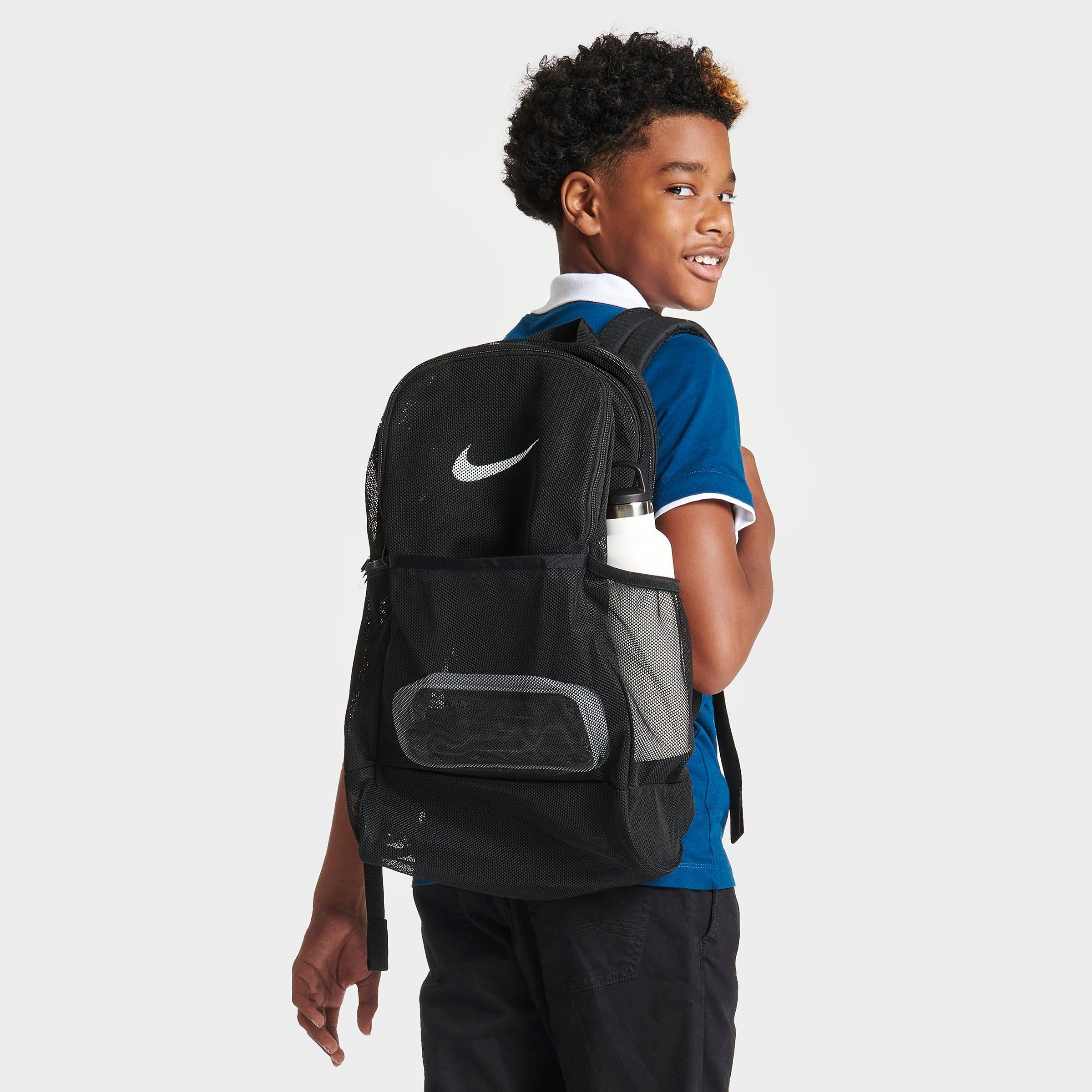 Nike Brasilia Mesh Training Backpack in BLACK/WHITE