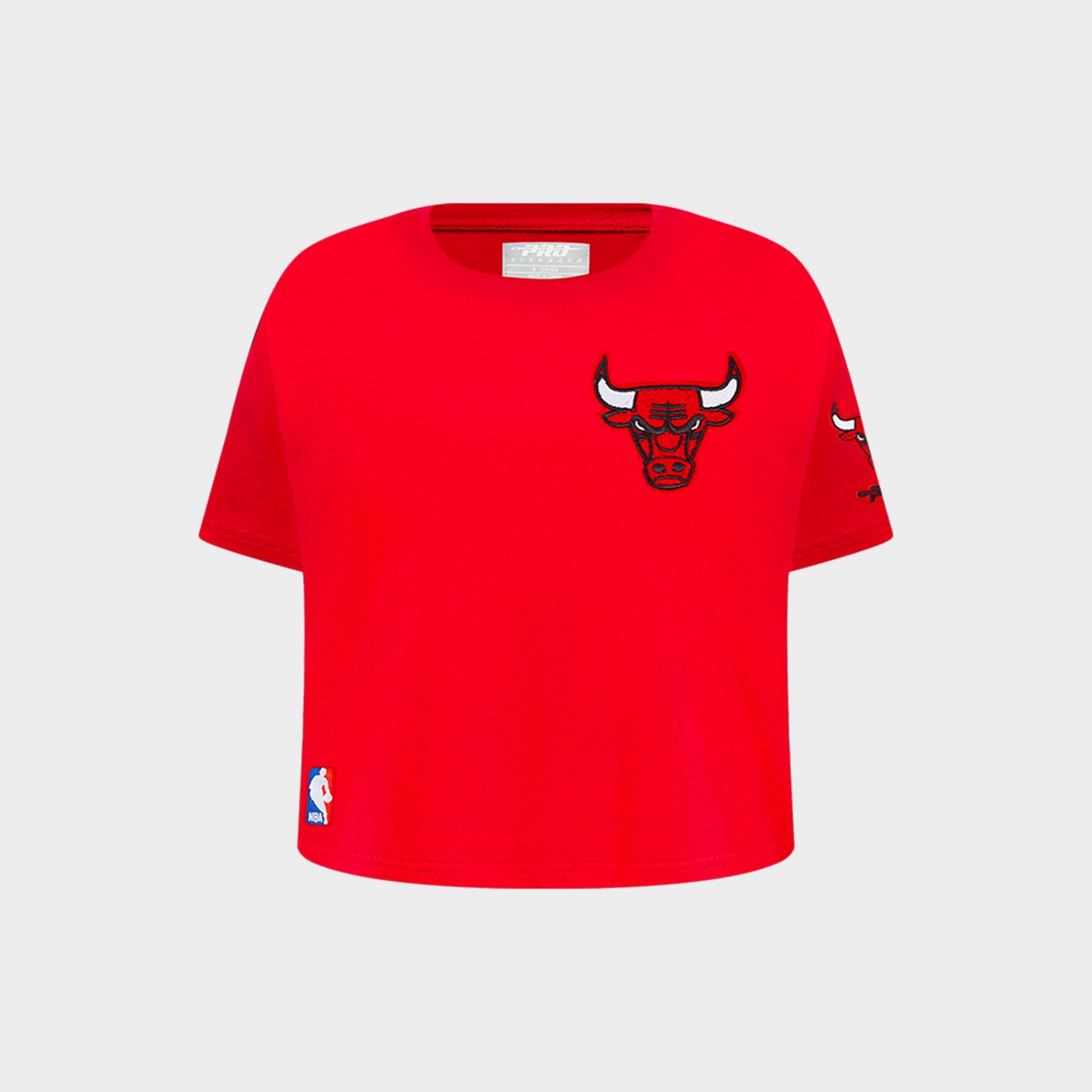 Pro Standard Girls Little Kids Chicago Bulls NBA Classic Boxy T-Shirt
