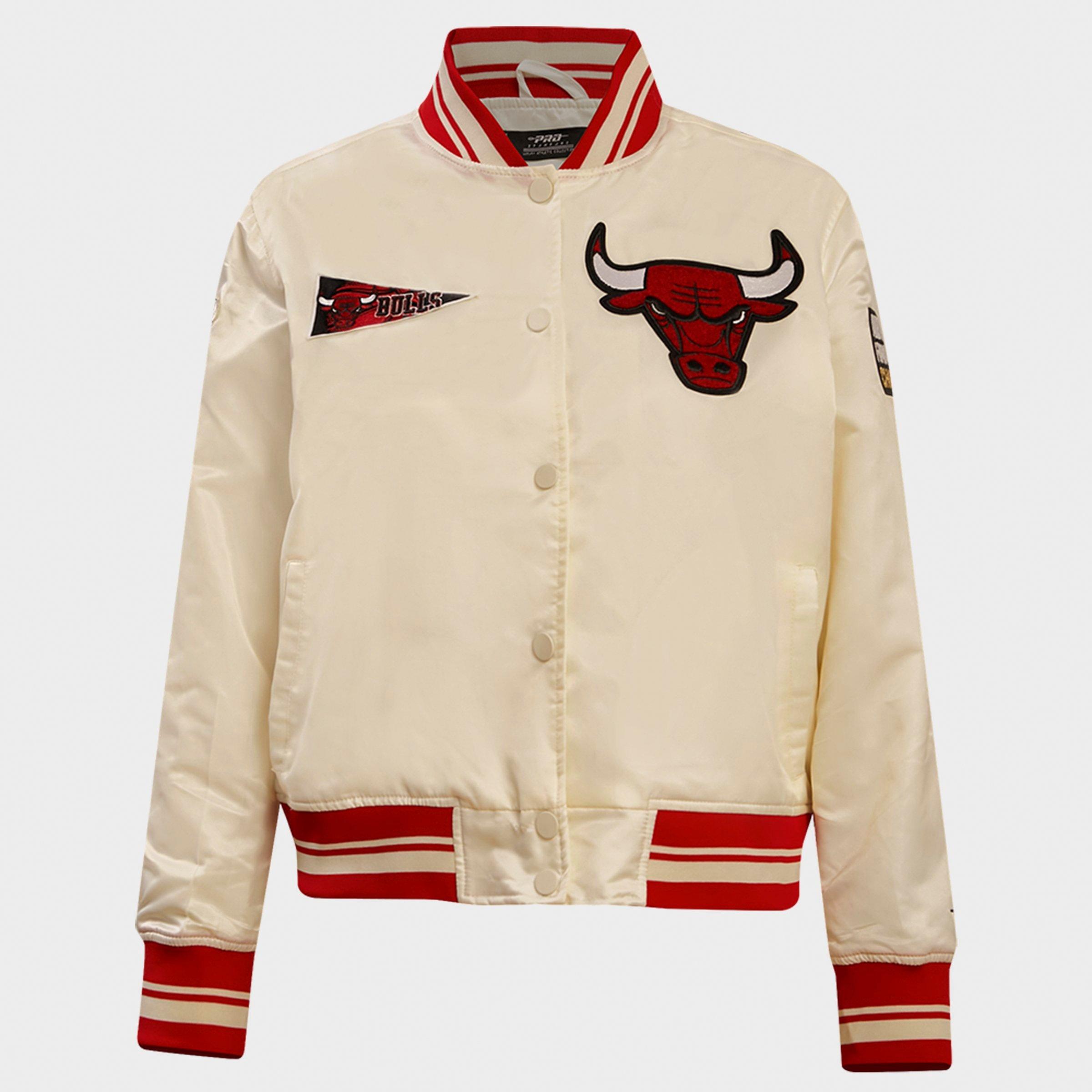 Pro Standard Women's Chicago Bulls NBA Retro Classic Satin Jacket