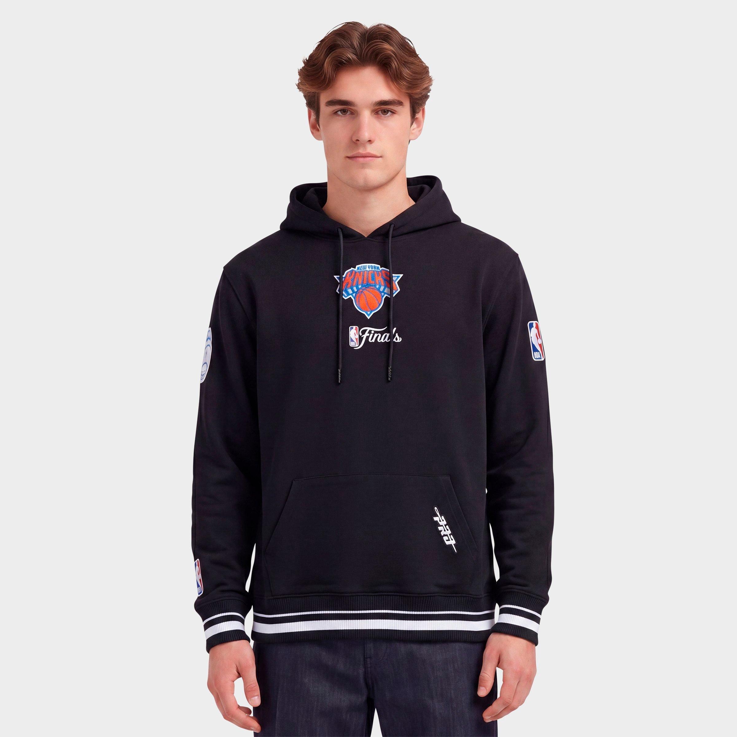 Pro Standard Men's New York Knicks NBA Championship 2026 Pullover Hoodie in Black Size: 2XL