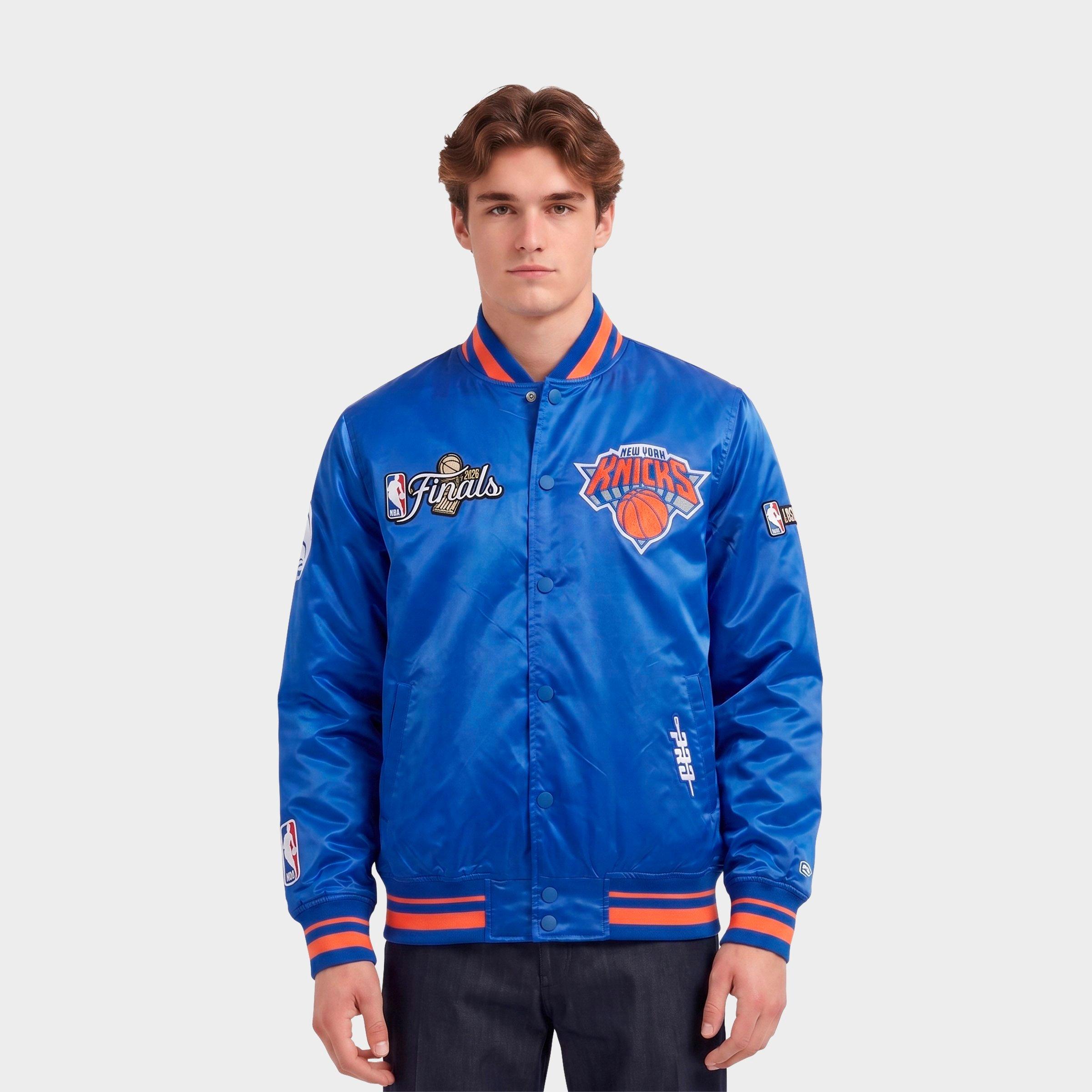Pro Standard Men's New York Knicks NBA Championship 2026 Satin Jacket
