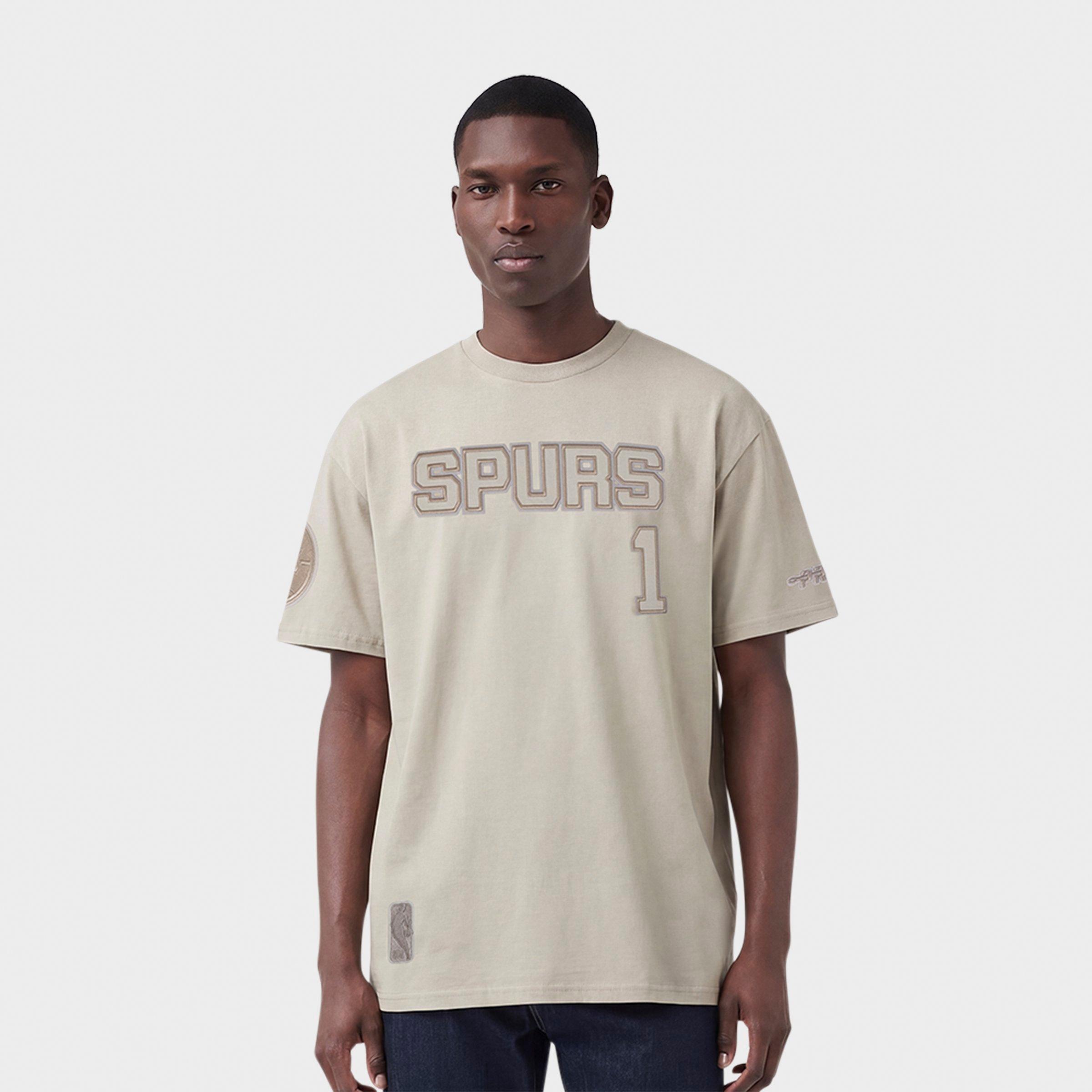 Pro Standard Men's Victor Wembanyama San Antonio Spurs NBA Neutral T-Shirt in Taupe Size: Small