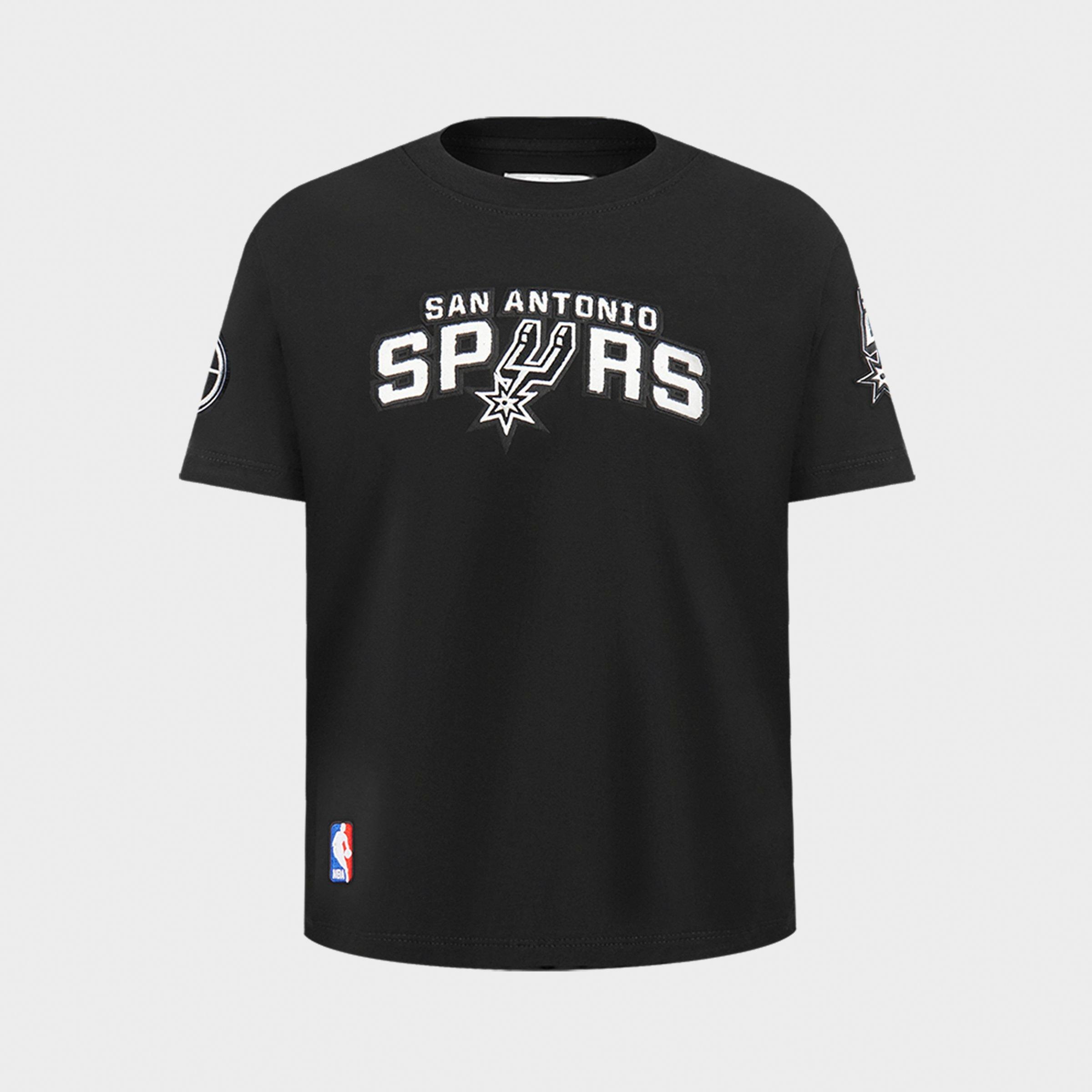 Pro Standard Big Kids San Antonio Spurs NBA Wembanyama T-Shirt in Black Size: Small