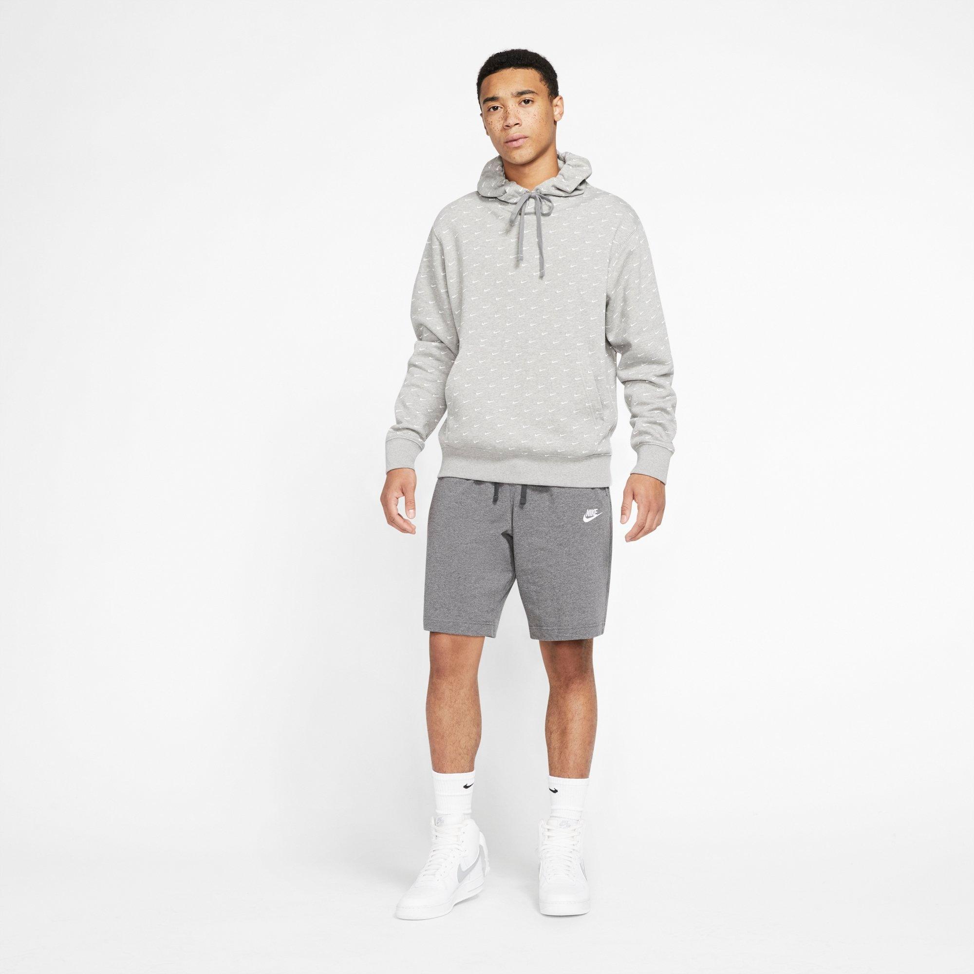 nike sweat shorts outfit