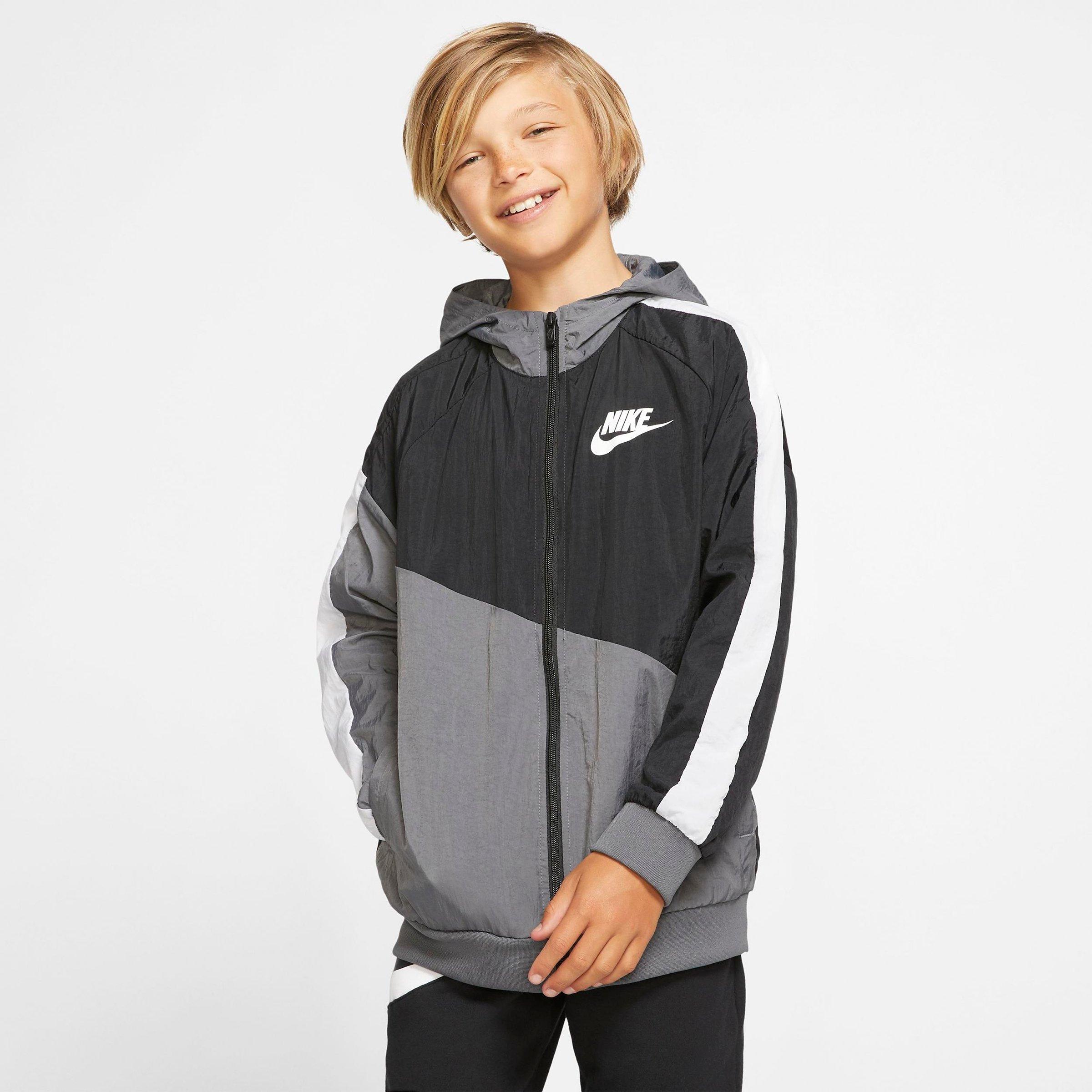 boys black nike coat