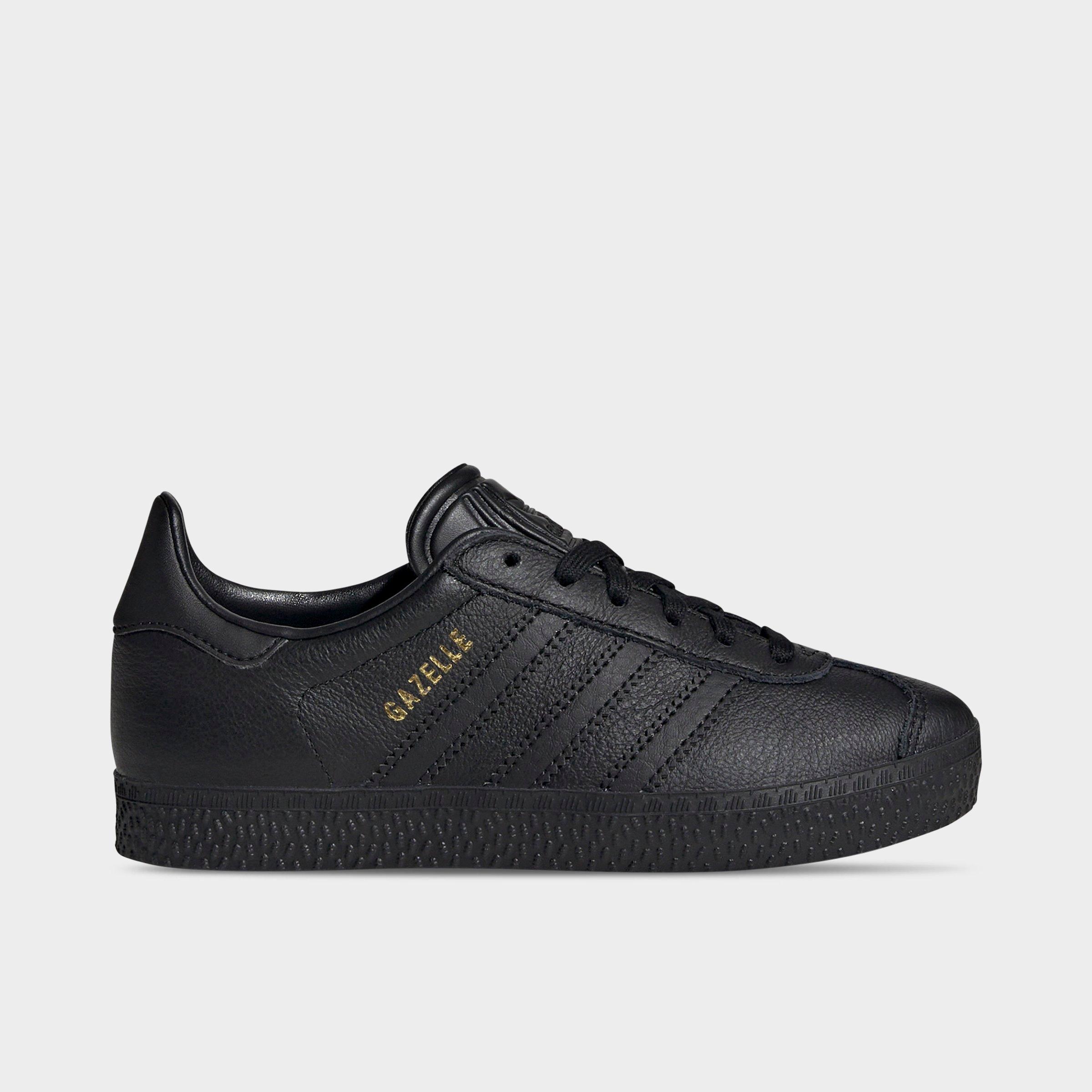 adidas Little Kids Originals Gazelle Casual Shoes in Black Size: 10.5