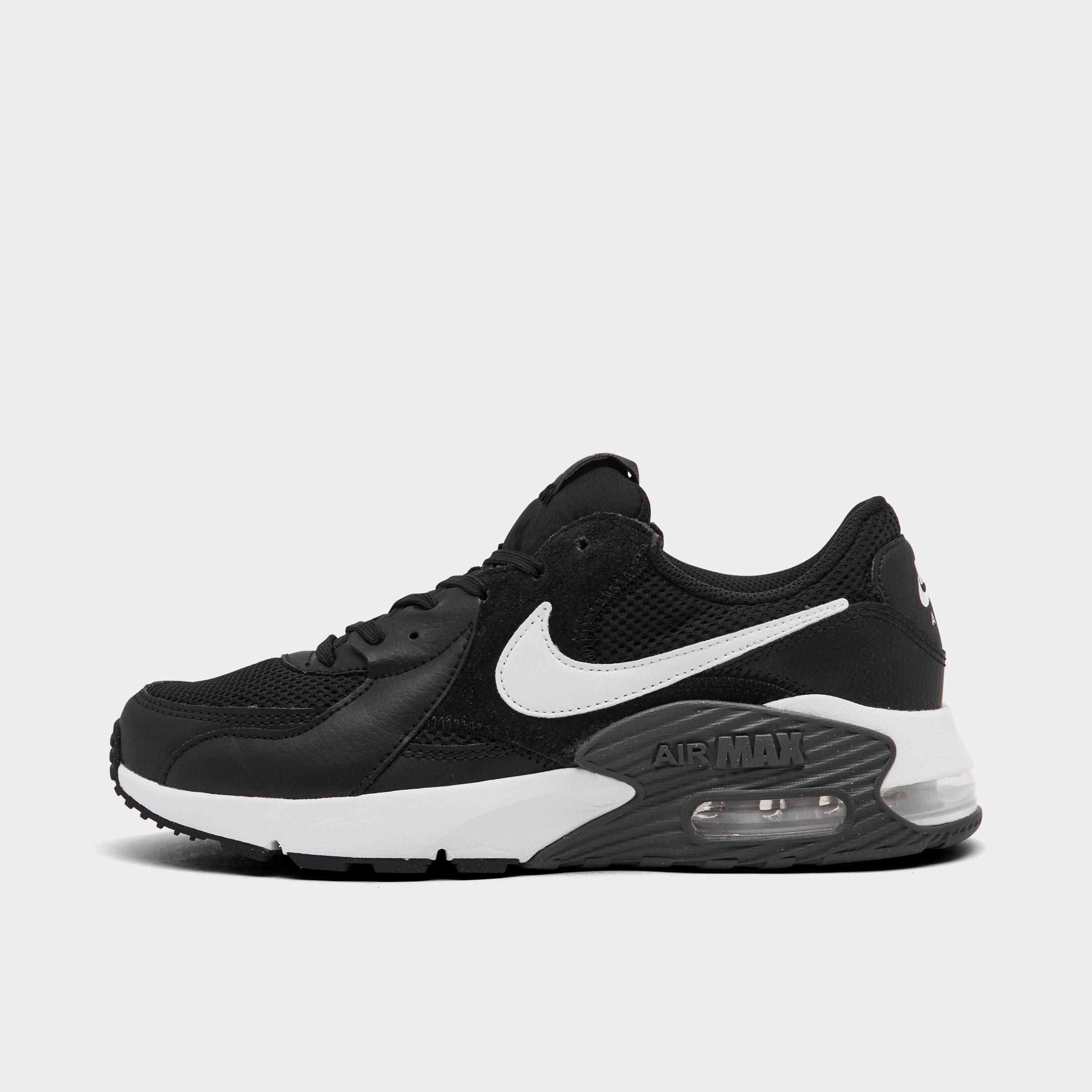 Nike Women's Air Max Excee Casual Shoes in Black/Dark Grey/White Size: 6.0