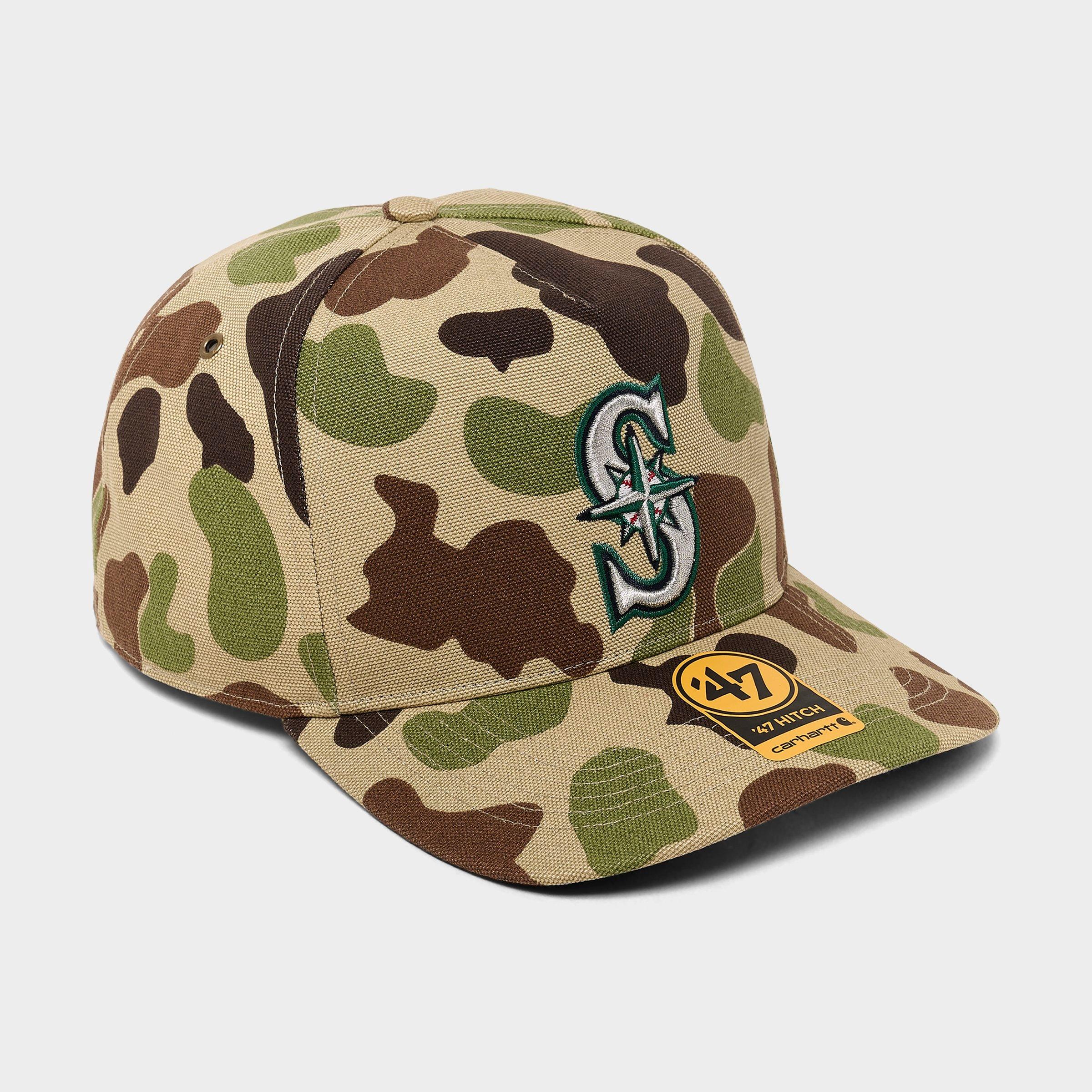 47 Brand '47 x Carhartt Seattle Mariners MLB Duck Camo HITCH Snapback Hat
