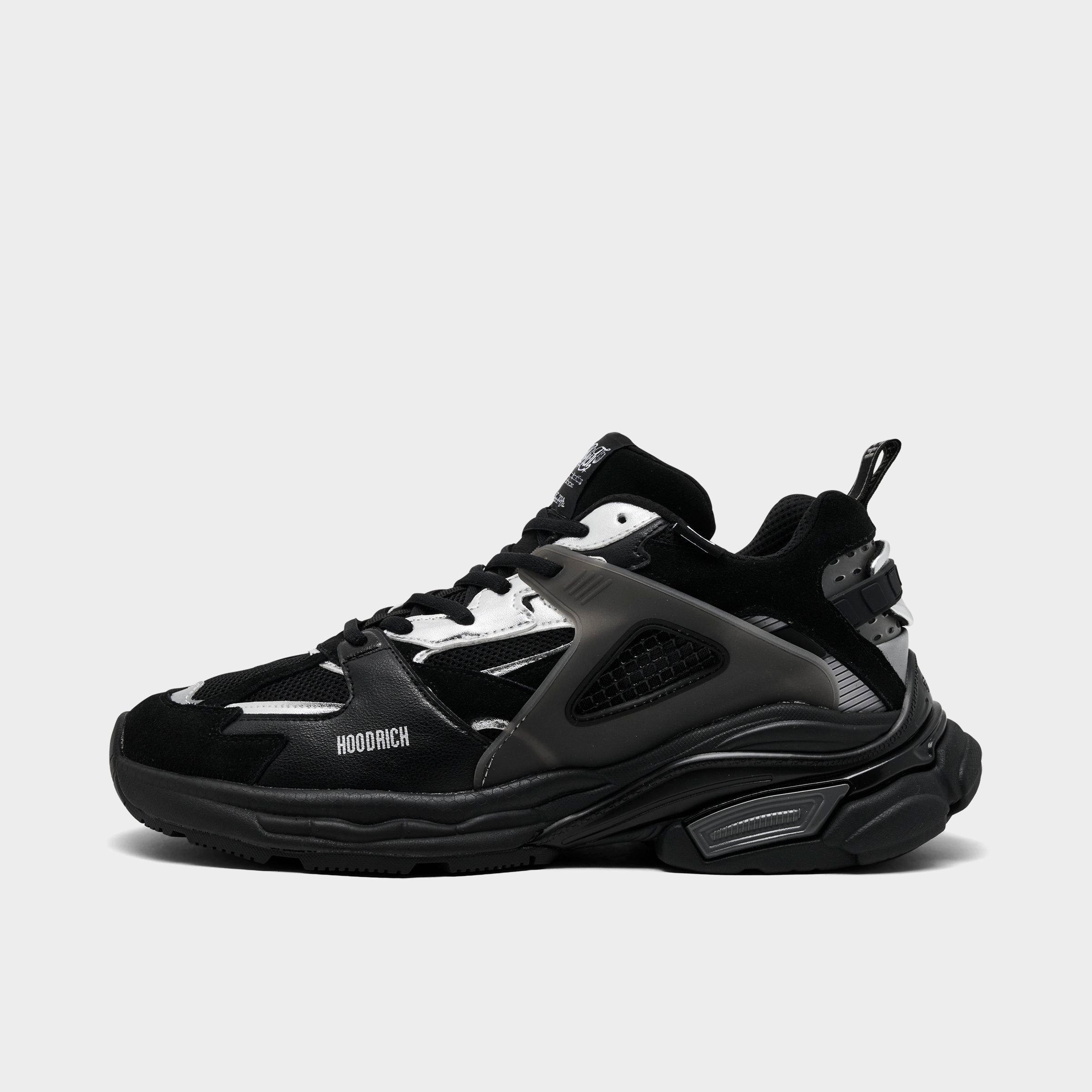 Hoodrich Men's Twin Speed Casual Shoes in Black/Silver Size: 10.0