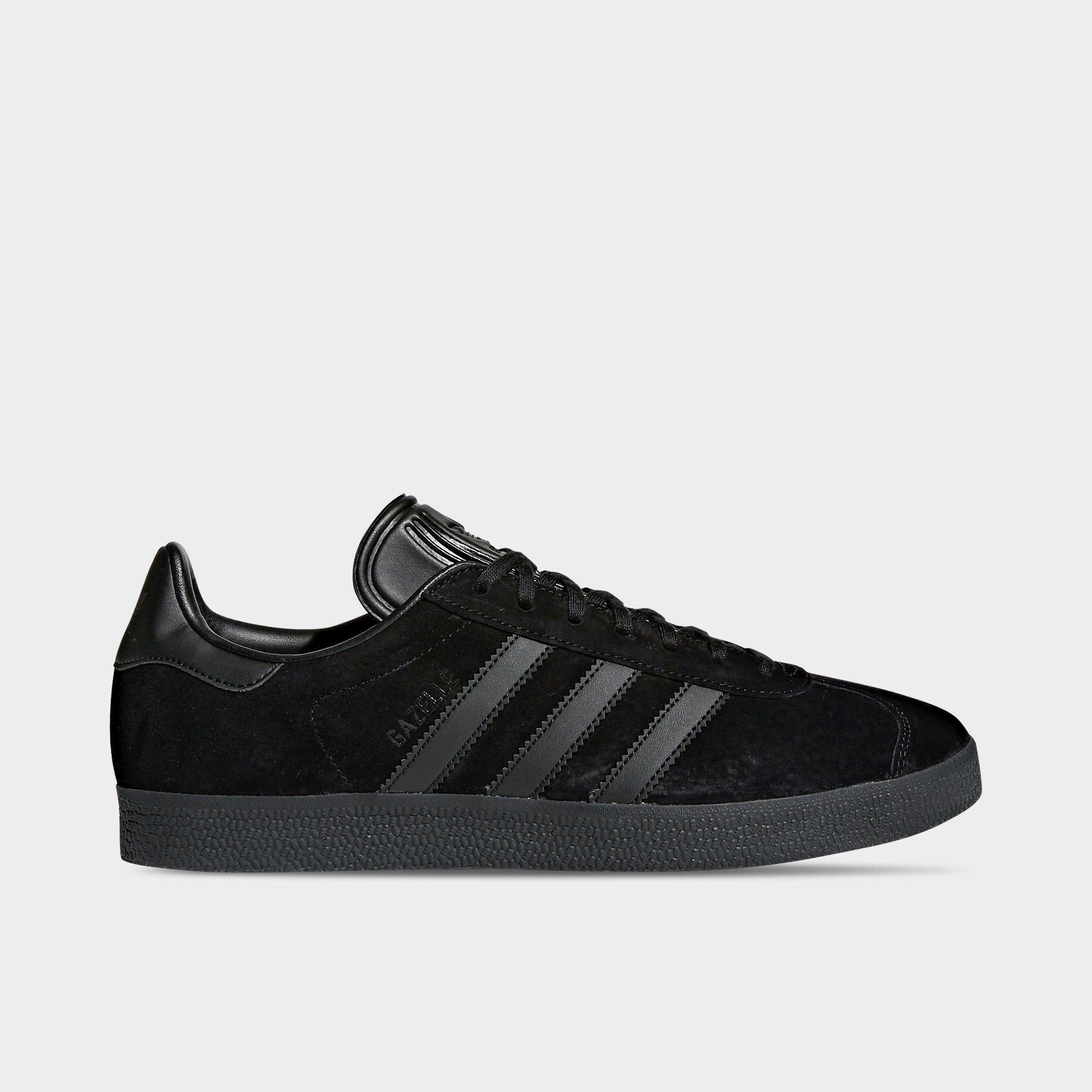 adidas Men's Originals Gazelle Casual Shoes (Big Kids Sizes Available) in Black Size: 7.0