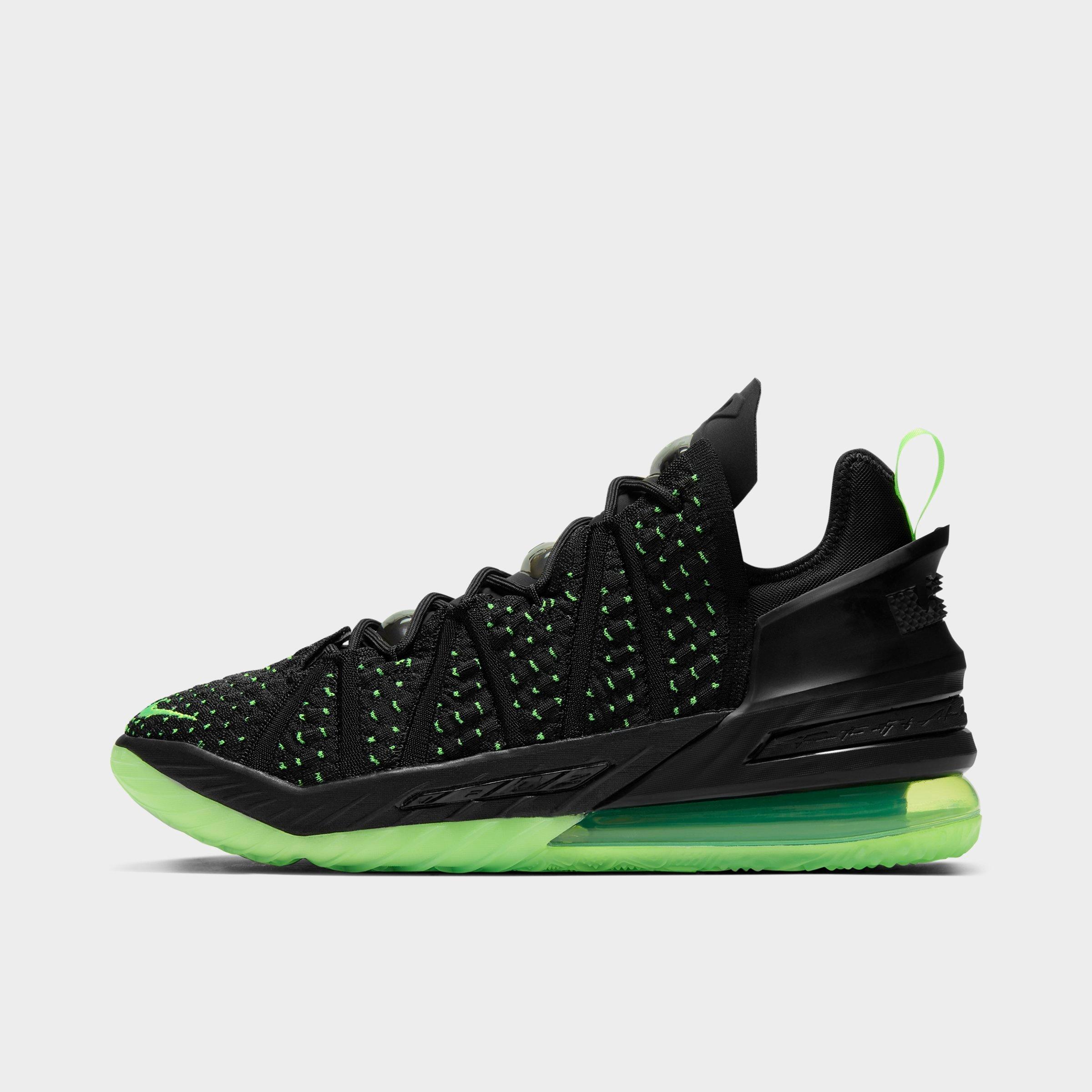 green lebron james shoes