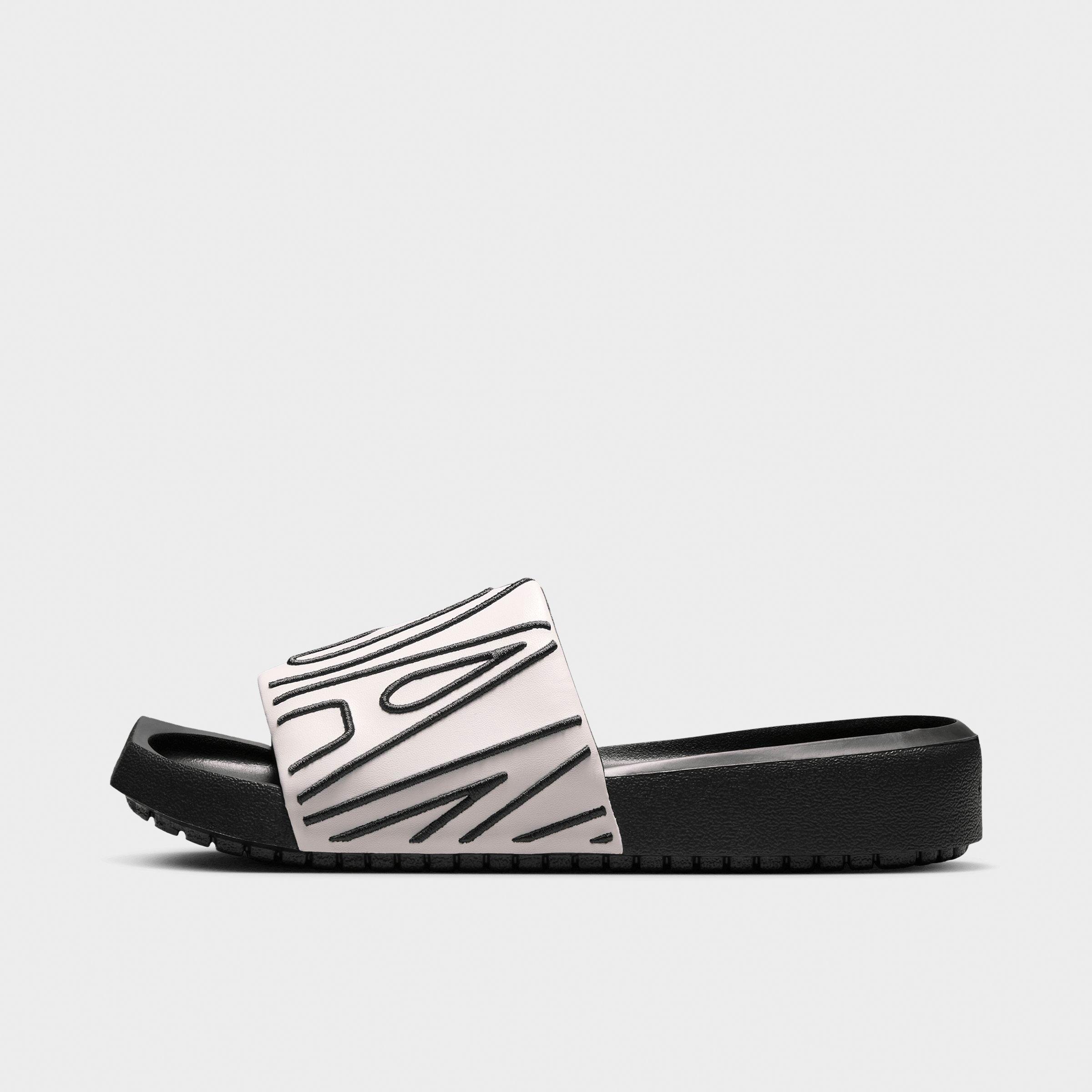 Jordan Women's NOLA Slide Sandals in Off Noir/Chalk Size: 5.0