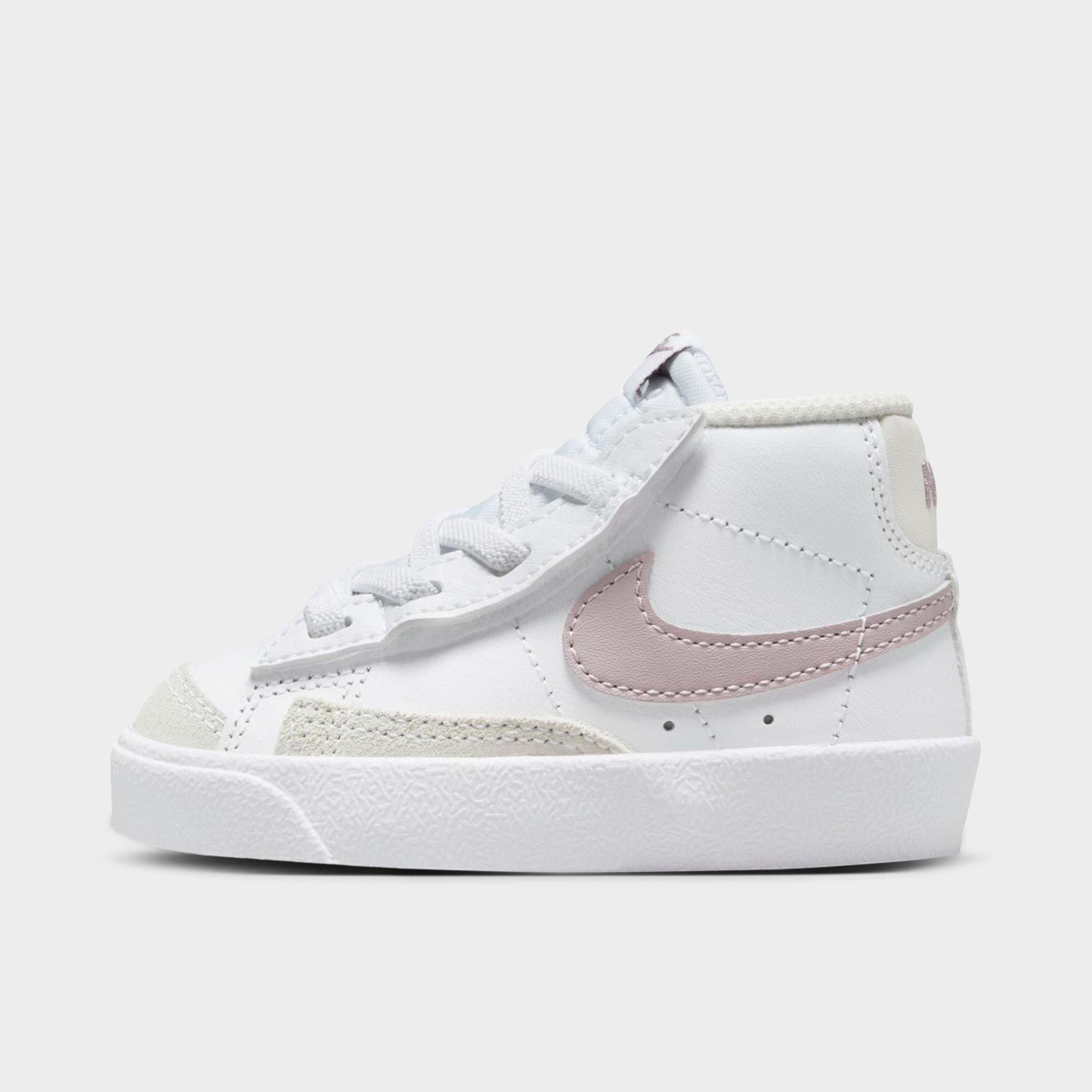 Nike Kids Toddler Blazer Mid '77 Casual Shoes in White/Phantom/Light Violet Ore Size: 5.0