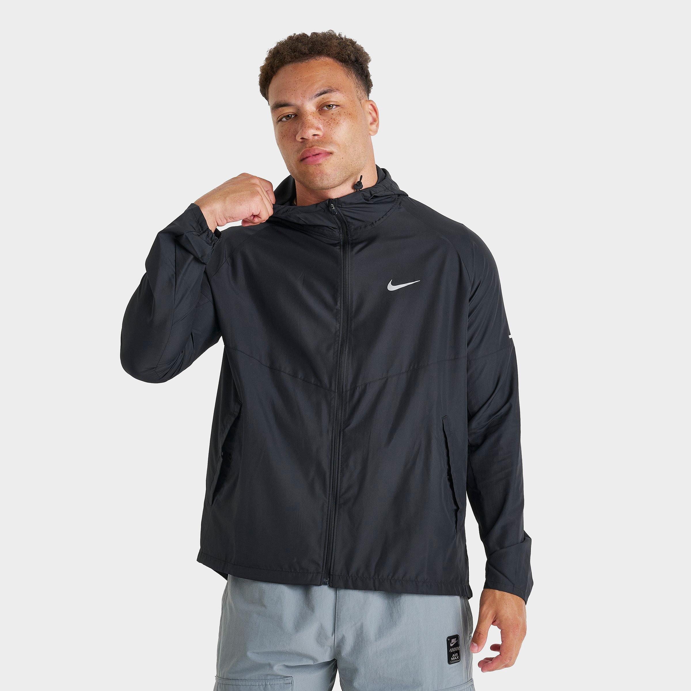 Nike Men's Repel Miler Running Jacket in Black Size: XL