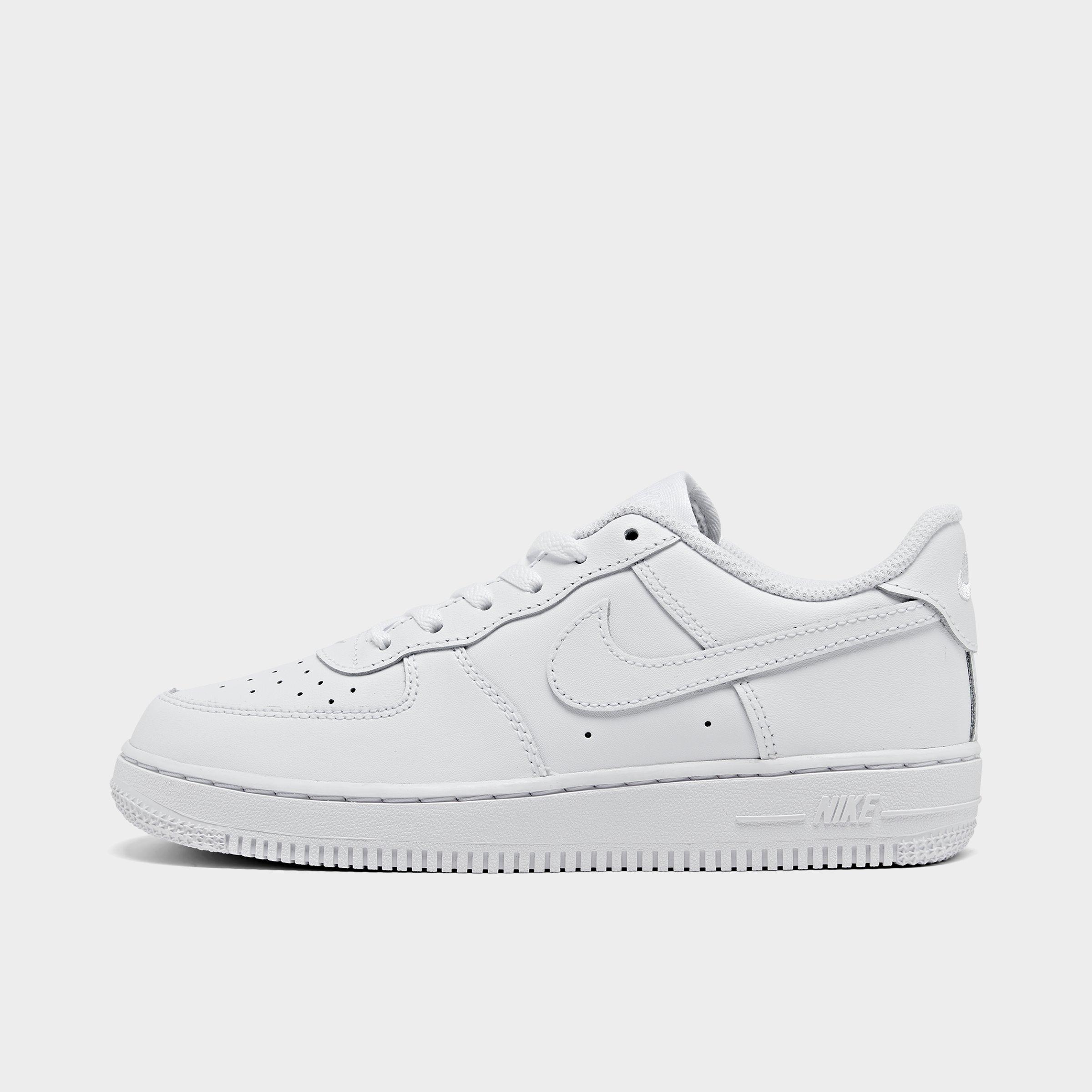 White Nike Air Force 1 Shoes