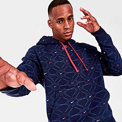 Men's Nike Sportswear Club Allover Print Pullover Hoodie