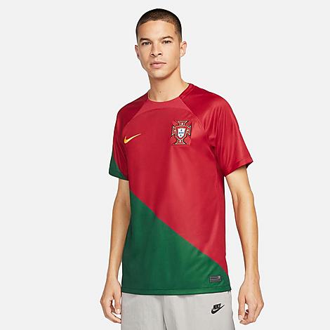 men's nike portugal 2022-23 stadium home soccer jersey