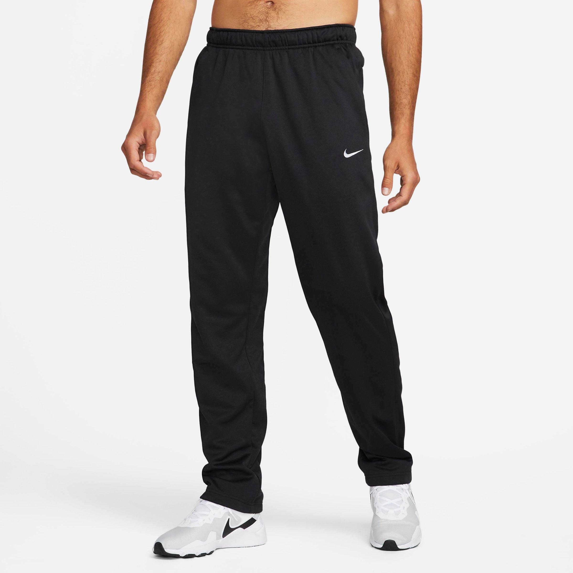 Nike Men's Therma-FIT Sweatpants in Black/White Size: Small