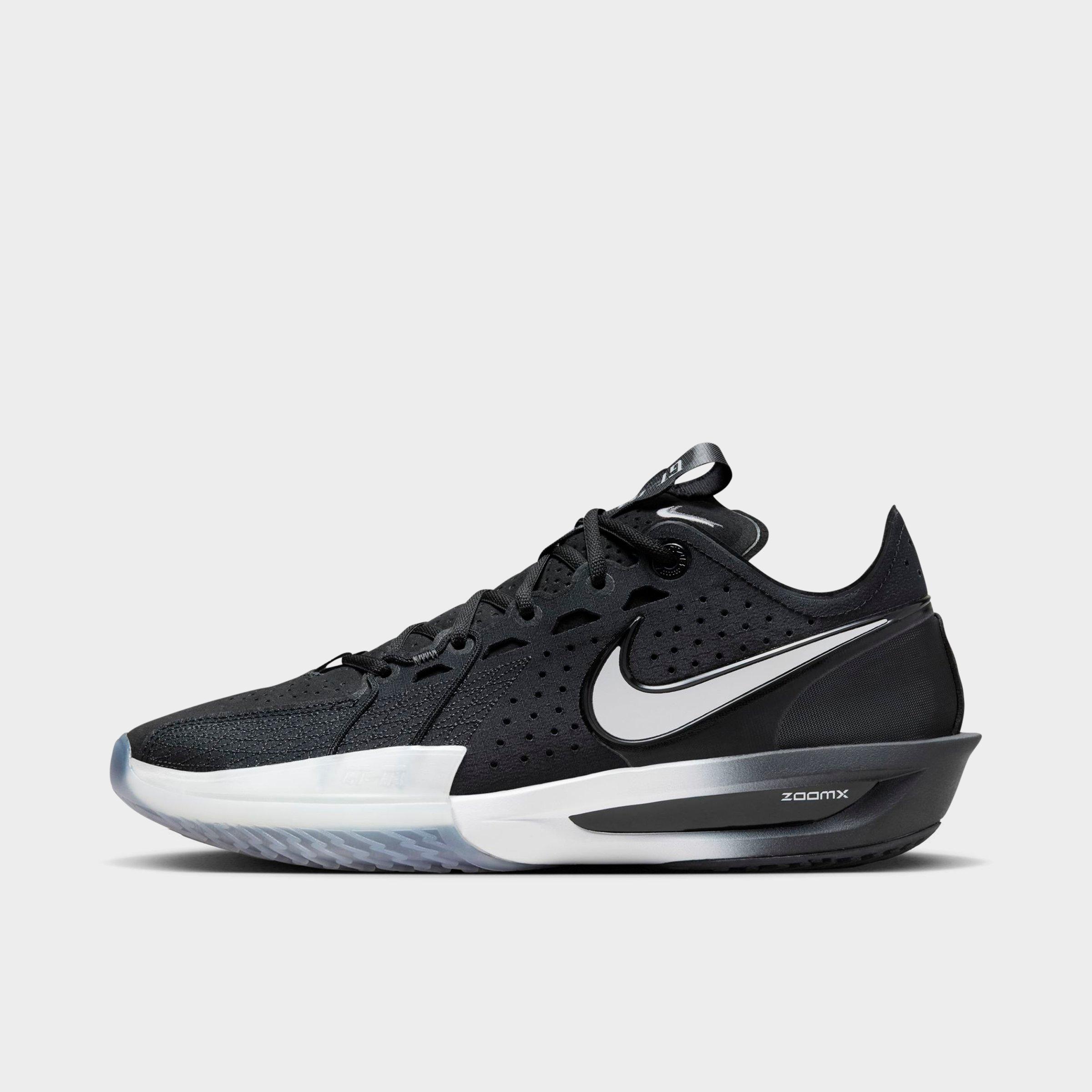 Nike Men's G. T. Cut 3 Basketball Shoes in Black/White Size: 7.5