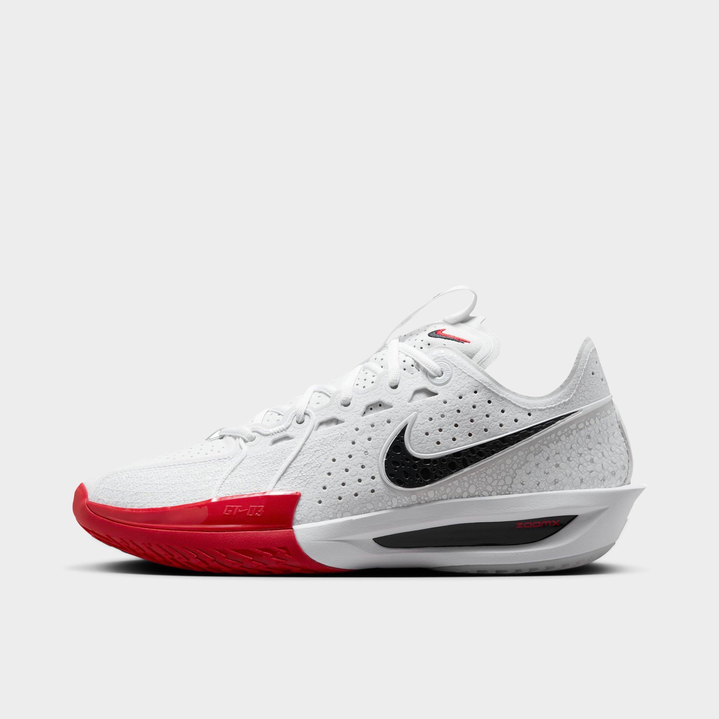 Nike Men's G. T. Cut 3 Basketball Shoes in WHITE/OBSIDIAN-SPORT Size: 8.0