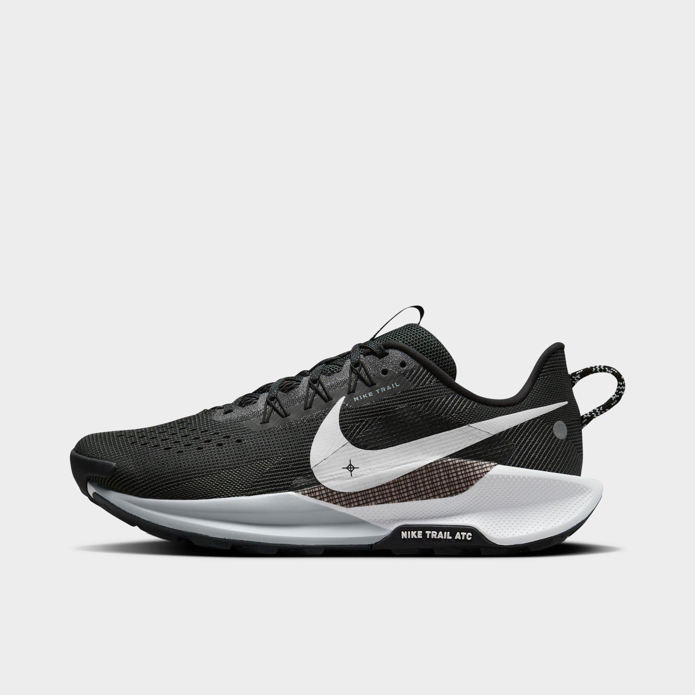 Nike Men's Pegasus Trail 5 Trail Running Shoes in Black/Anthracite/Wolf Grey Size: 6.0