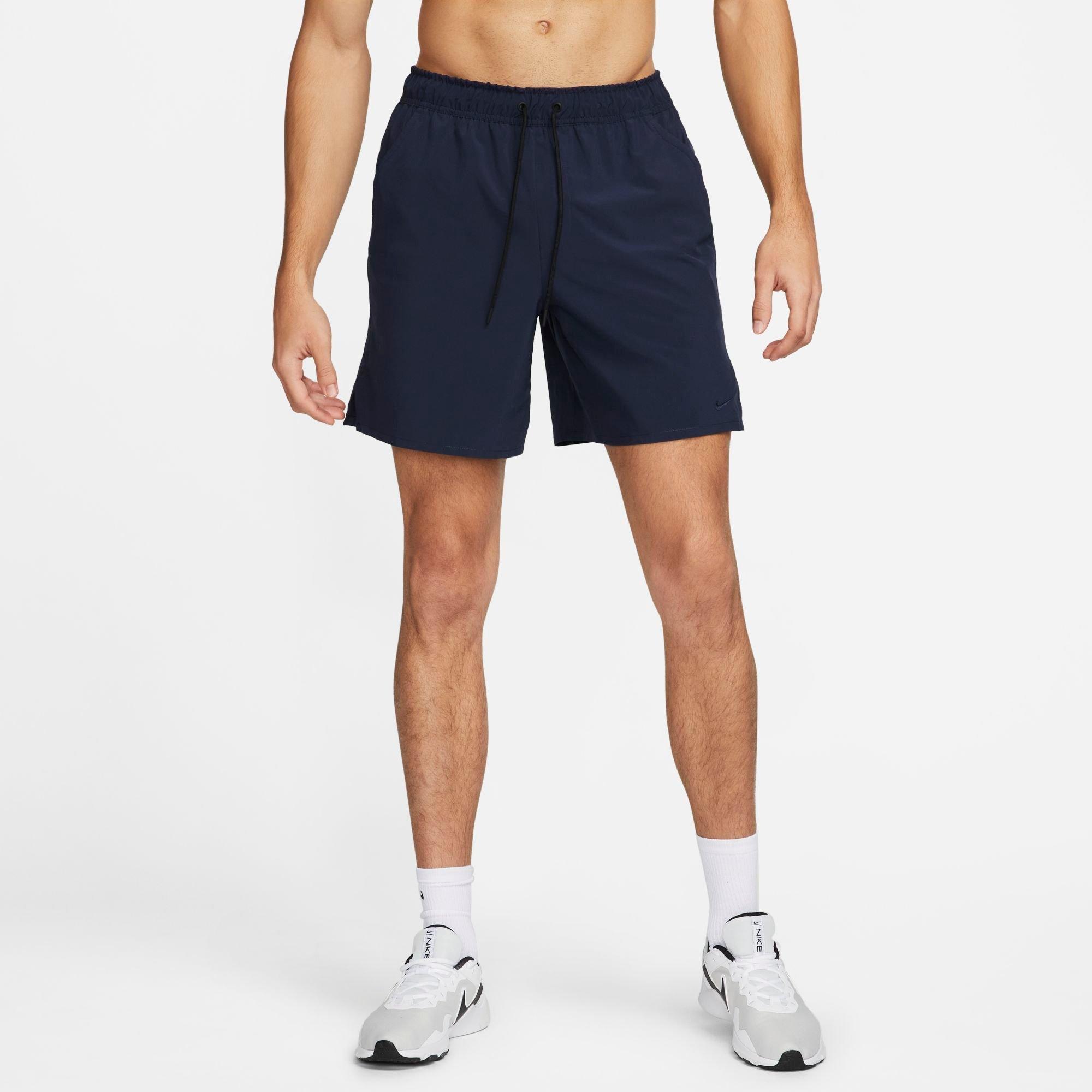 Nike Men's Unlimited Dri-FIT 7" Unlined Versatile Shorts in Obsidian/Black/Obsidian Size: Small