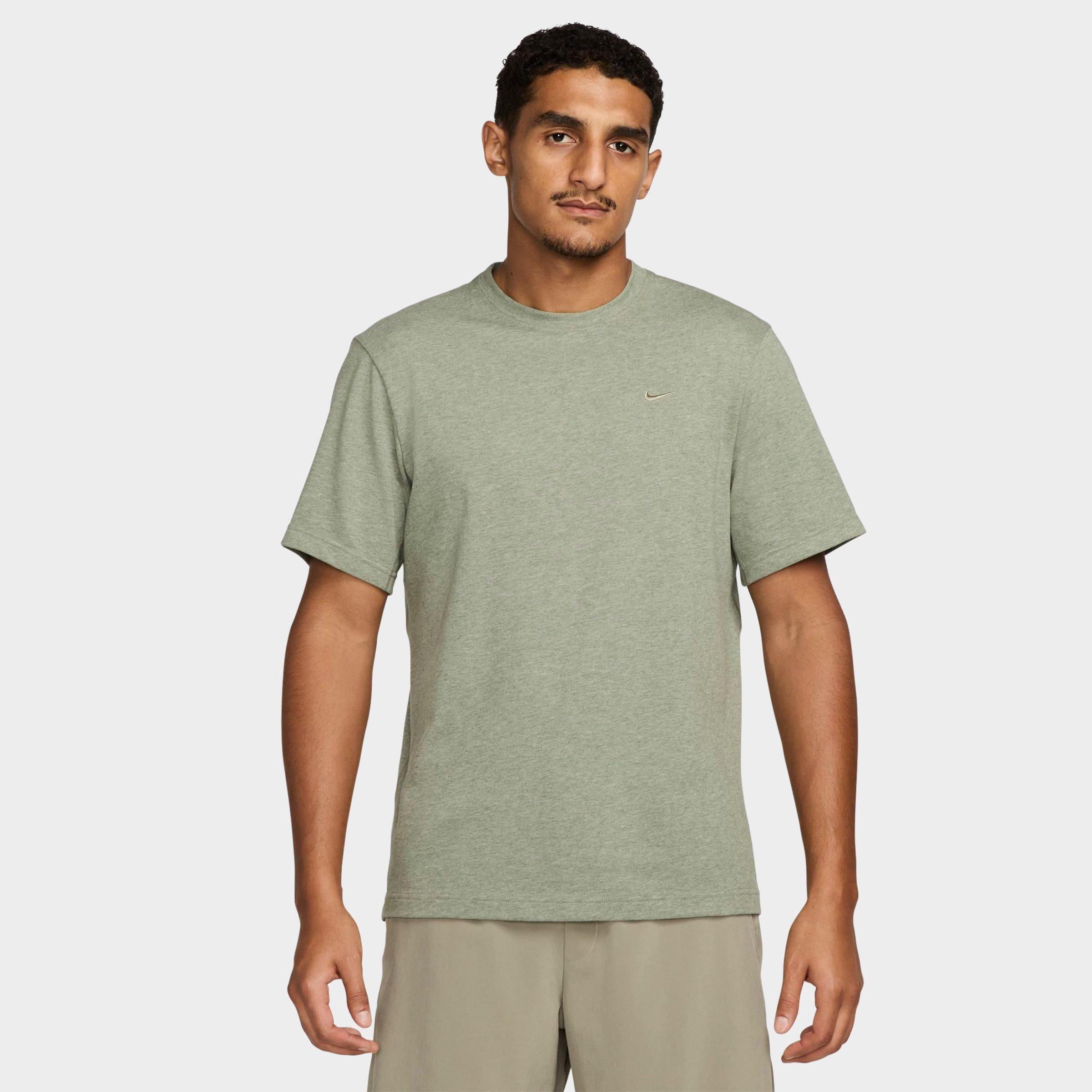 Nike Men's Dri-FIT Primary Versatile Top in Light Army/Heather/Light Army Size: Small