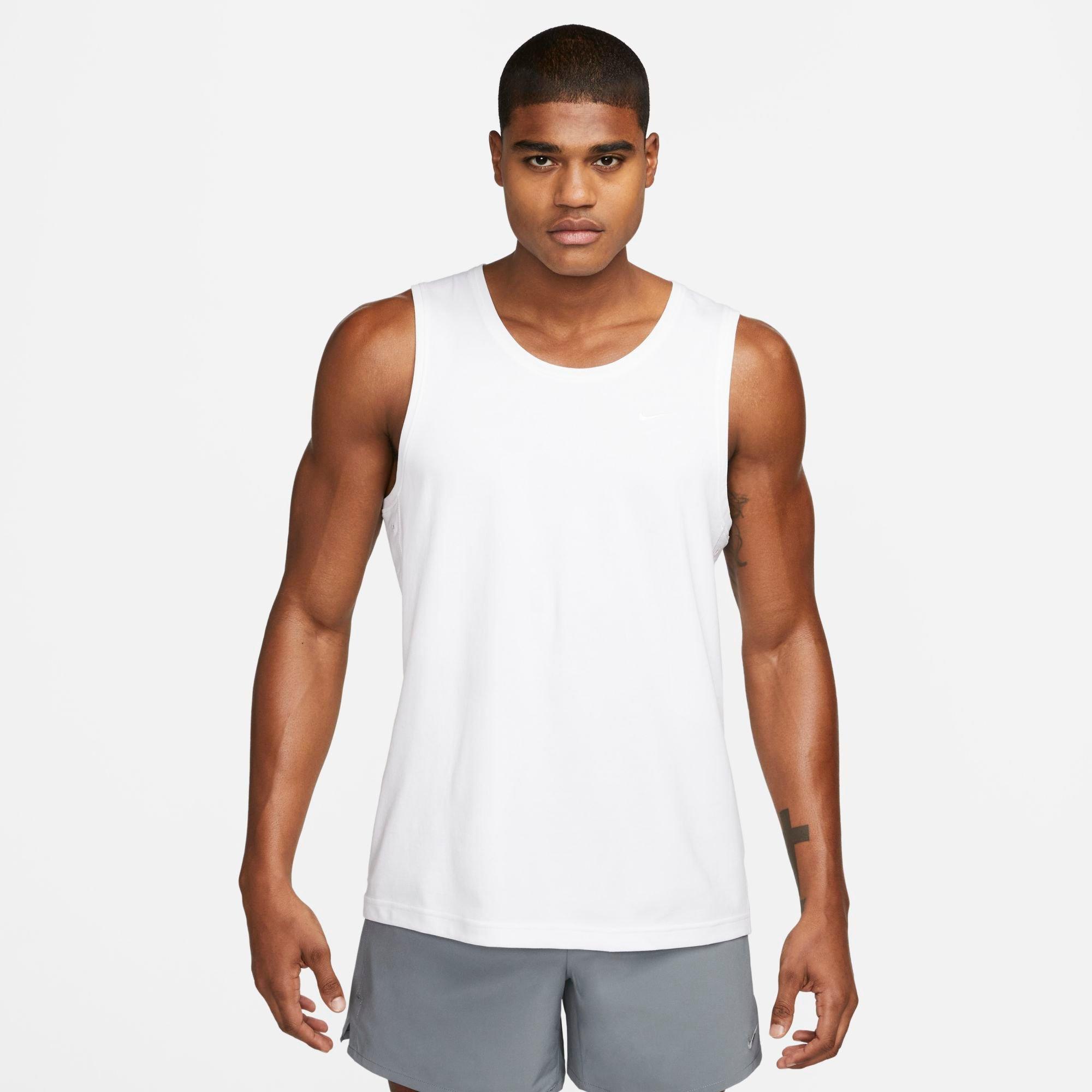 Nike Men's Dri-FIT Primary Versatile Tank Top in White Size: Small