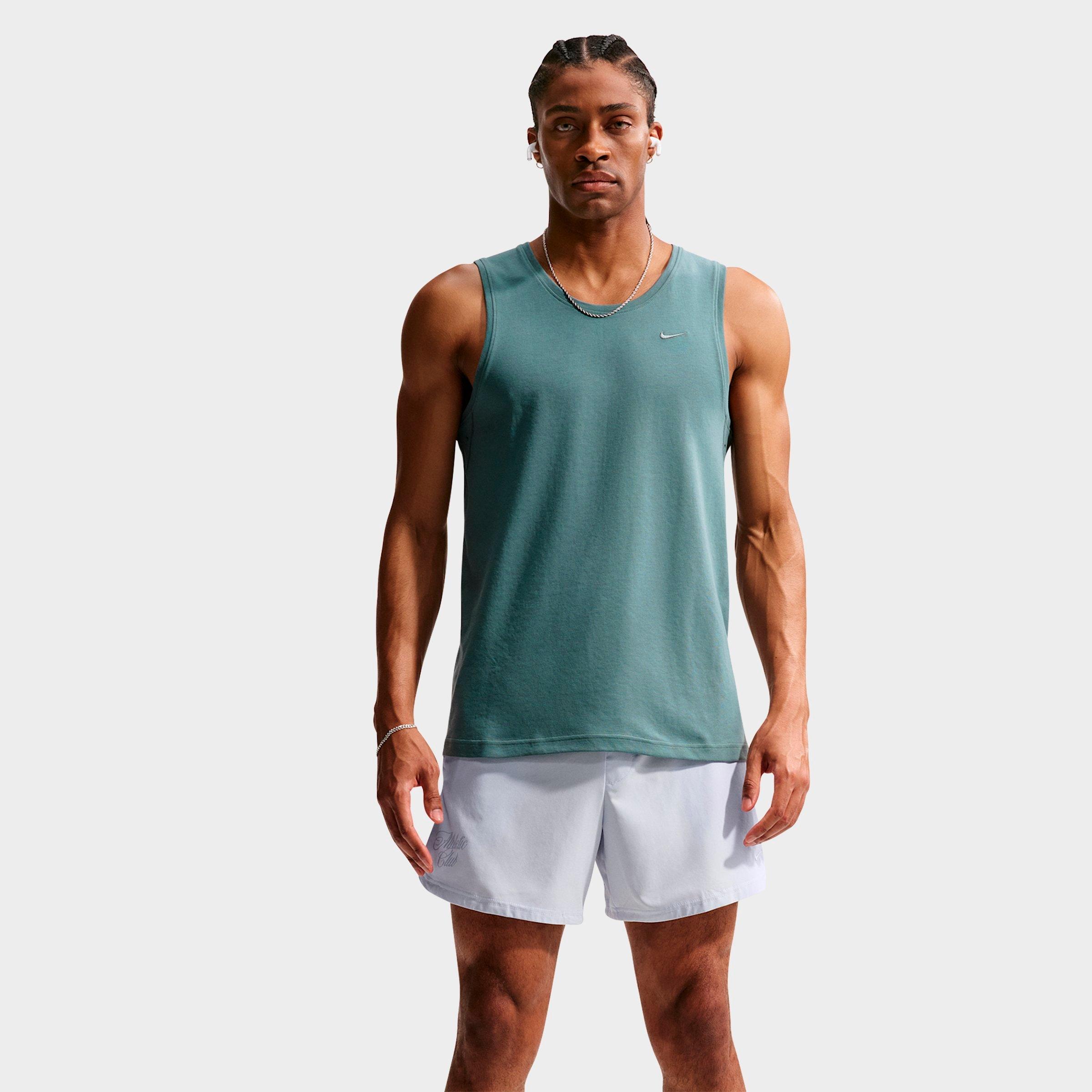 Nike Men's Dri-FIT Primary Versatile Tank Top in Mineral Slate/Mineral Slate Size: XL