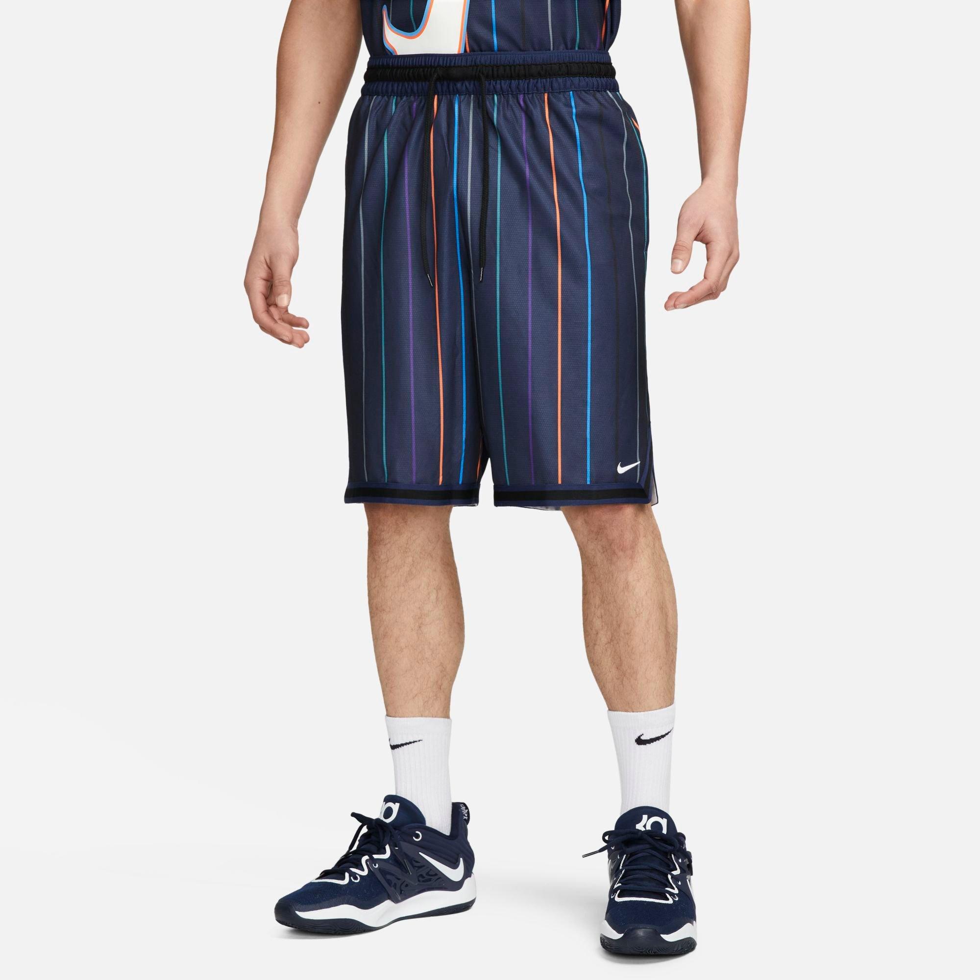 Nike Men's Dri-FIT DNA Class of '96 Basketball Shorts in Midnight Navy/Black/White Size: Large