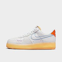 men's nike air force 1 '07 lv8 se reflective swoosh suede casual