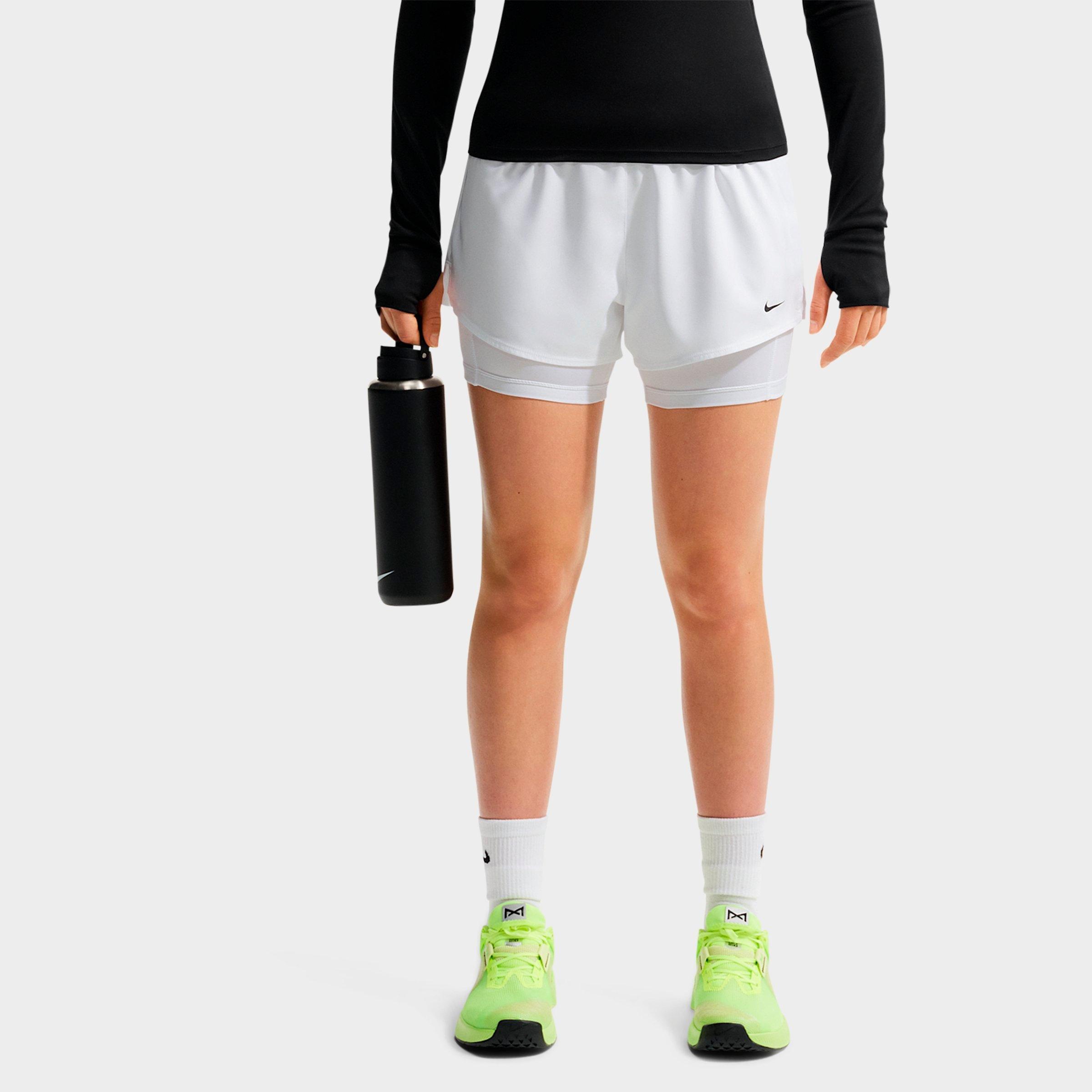 Nike Women's One Fitted Dri-FIT High-Waisted 3-Inch 2-in-1 Shorts
