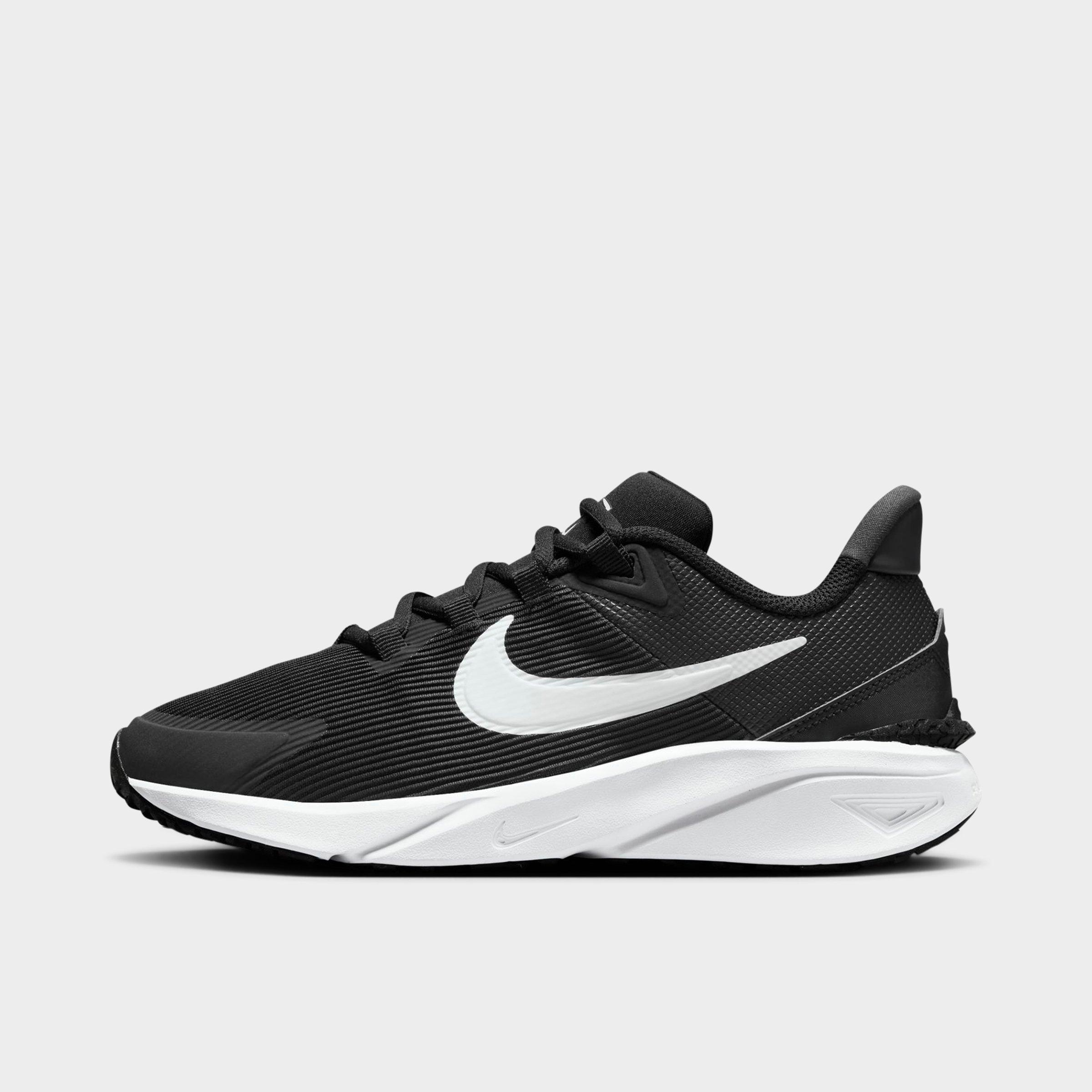 Nike Big Kids Star Runner 4 Running Shoes in Black/Anthracite/White Size: 4.0