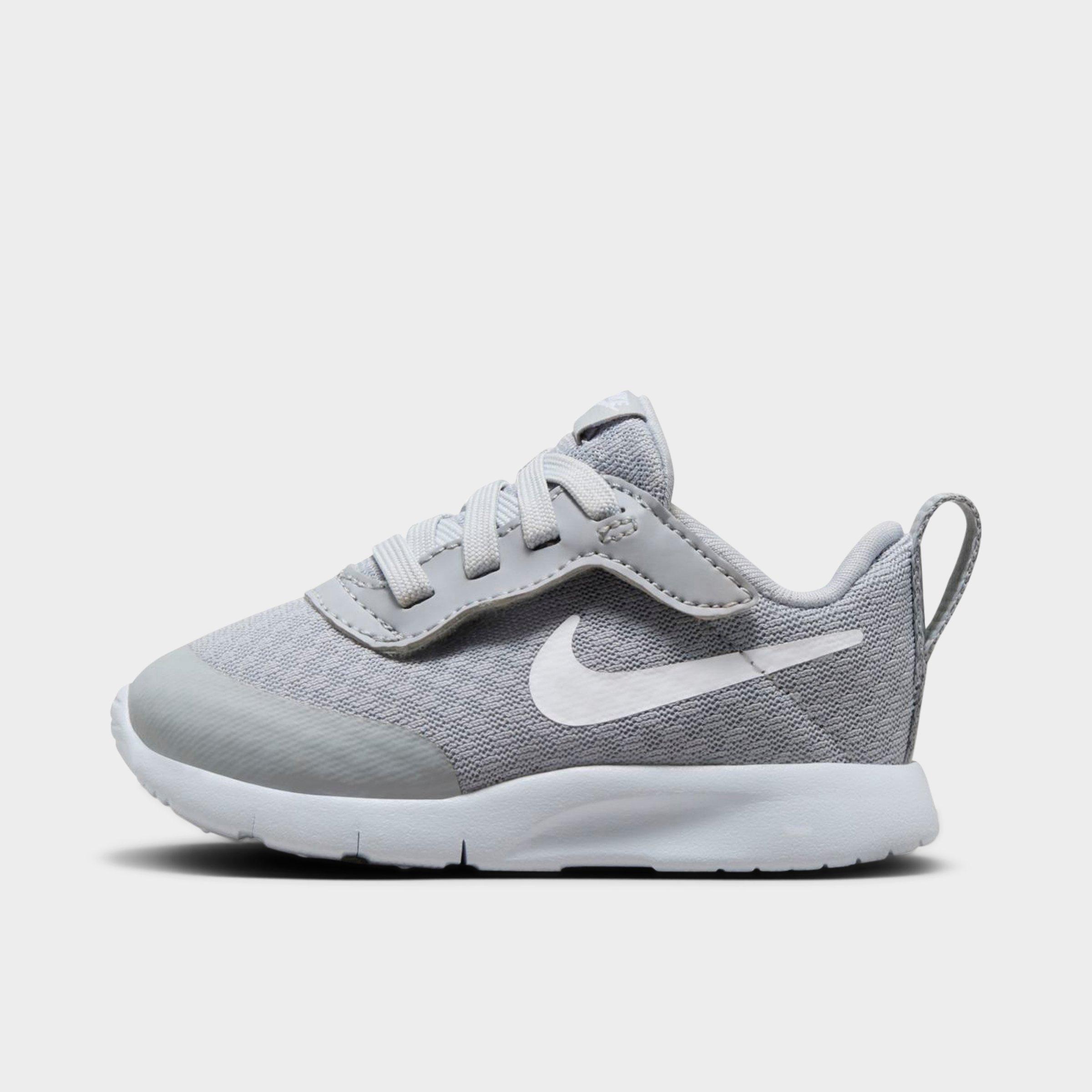 Nike Kids Toddler Tanjun EasyOn Casual Shoes (2C-10C) in Wolf Grey/White Size: 2.0